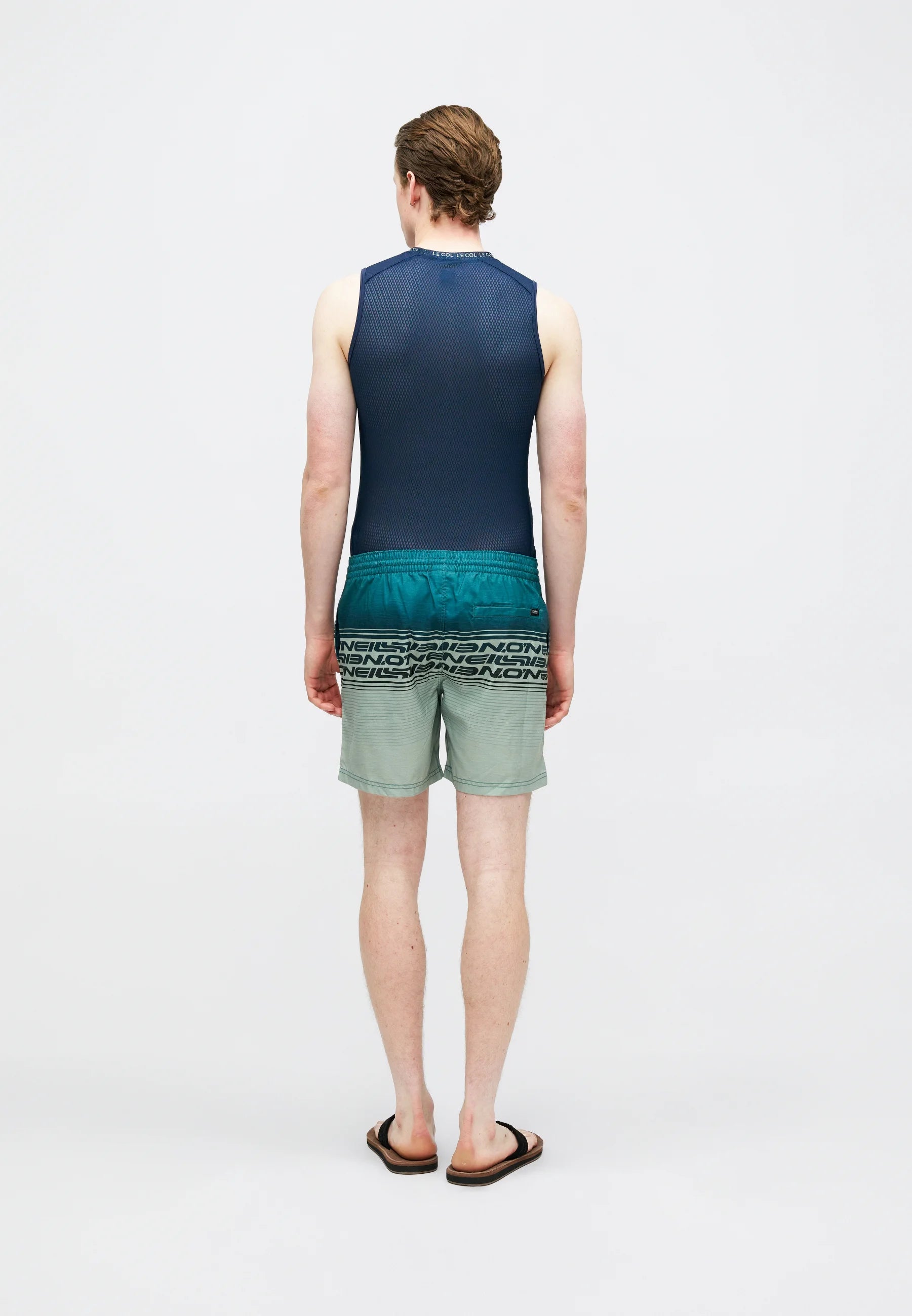Short de bain O'Neill Logo Stripe - Green Heritage