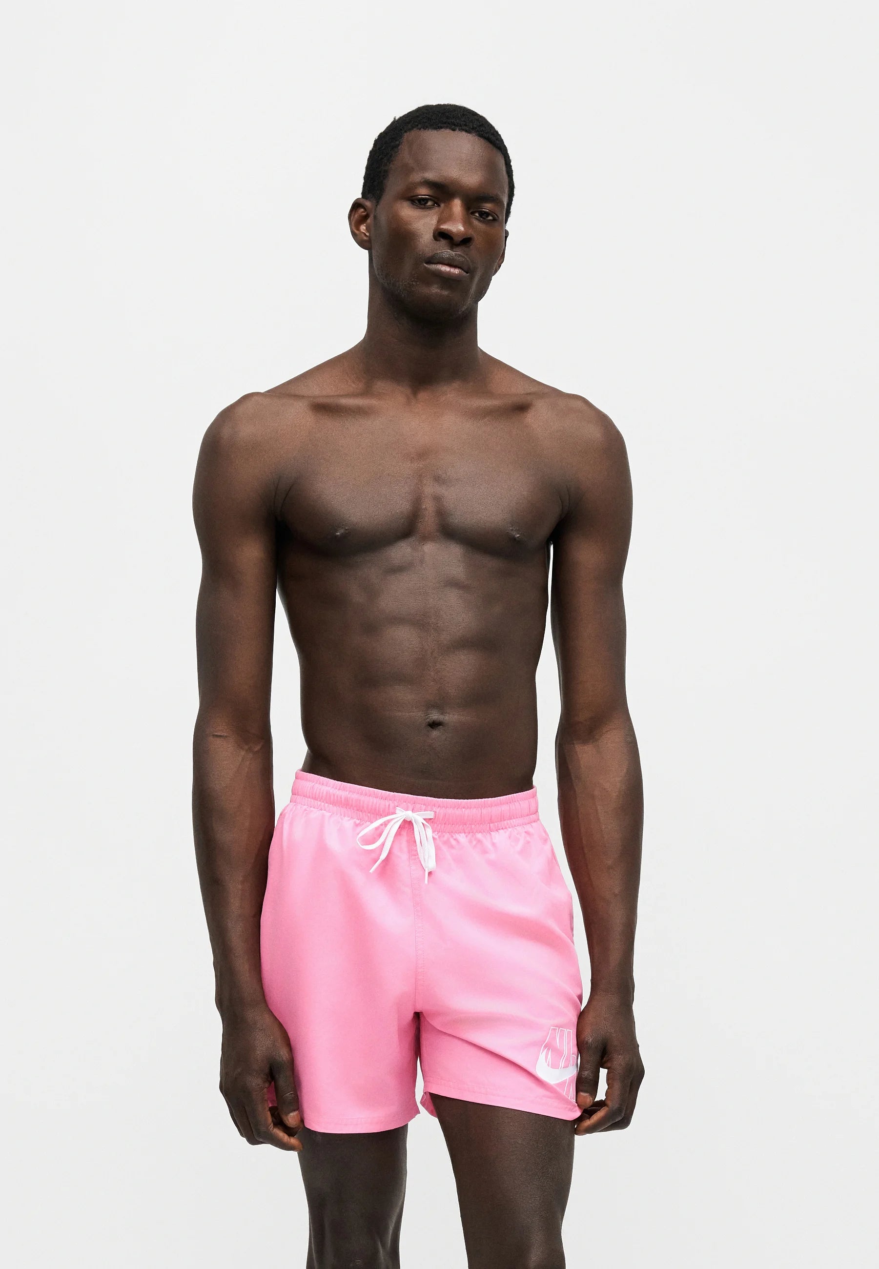 Nike Swim Breaker Logo Volley Swimming Shorts – Pink Glow