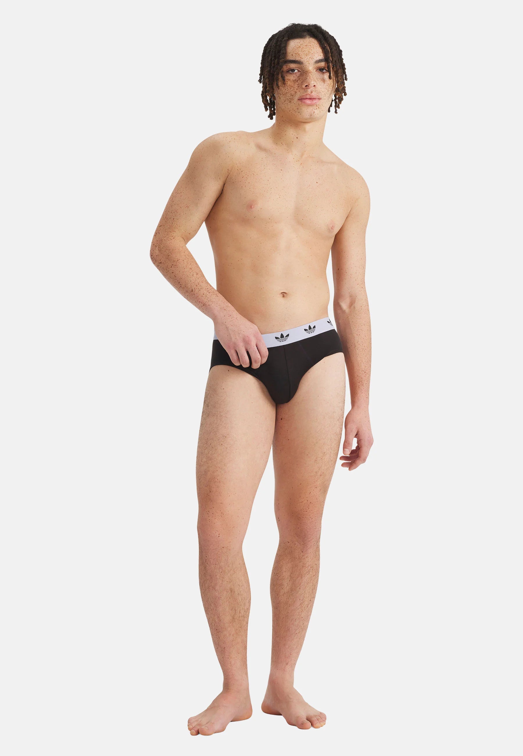 Adidas Originals 6 Pack Briefs – Black, Multicolor