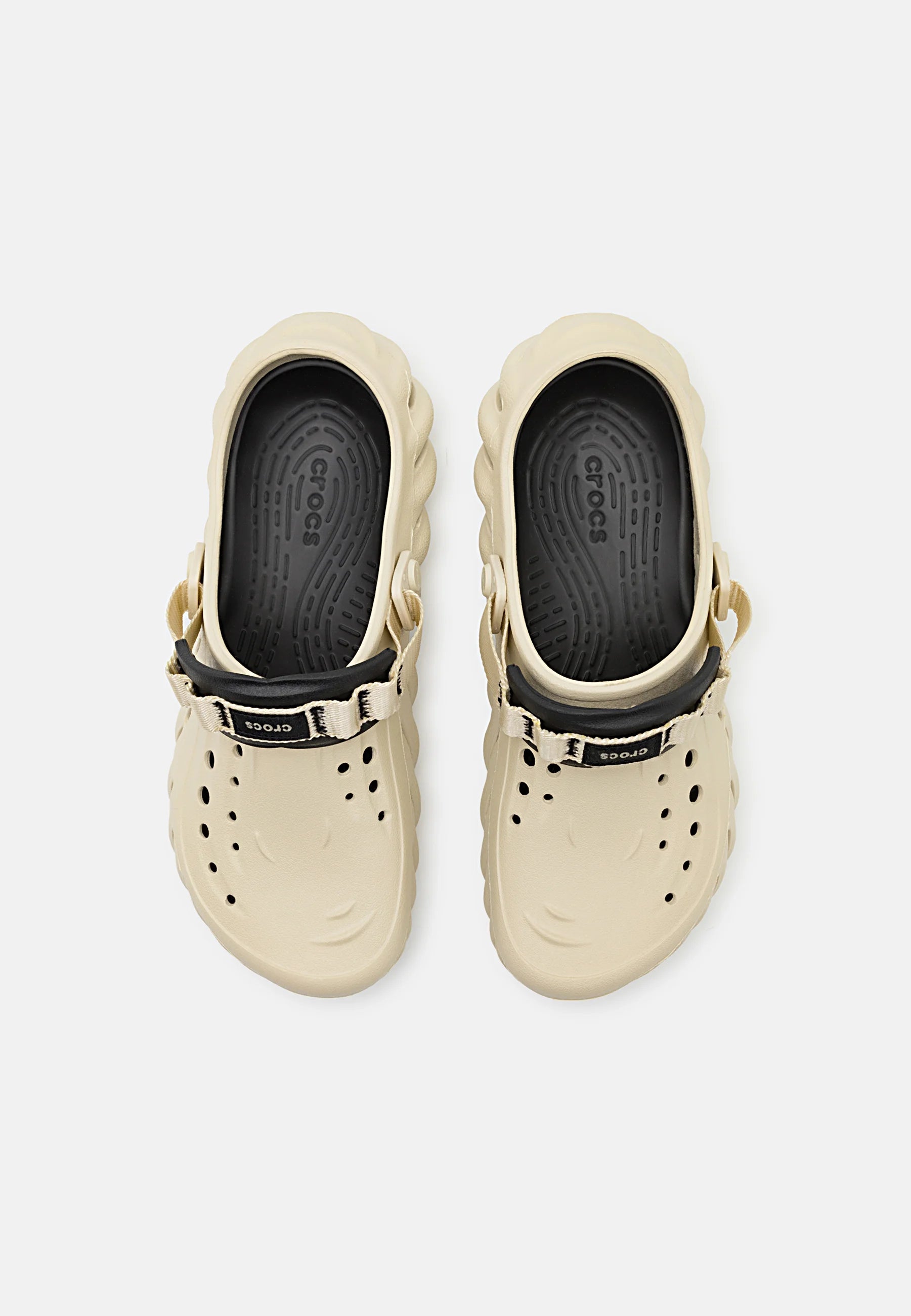 Crocs Echo Mules – kost, černá