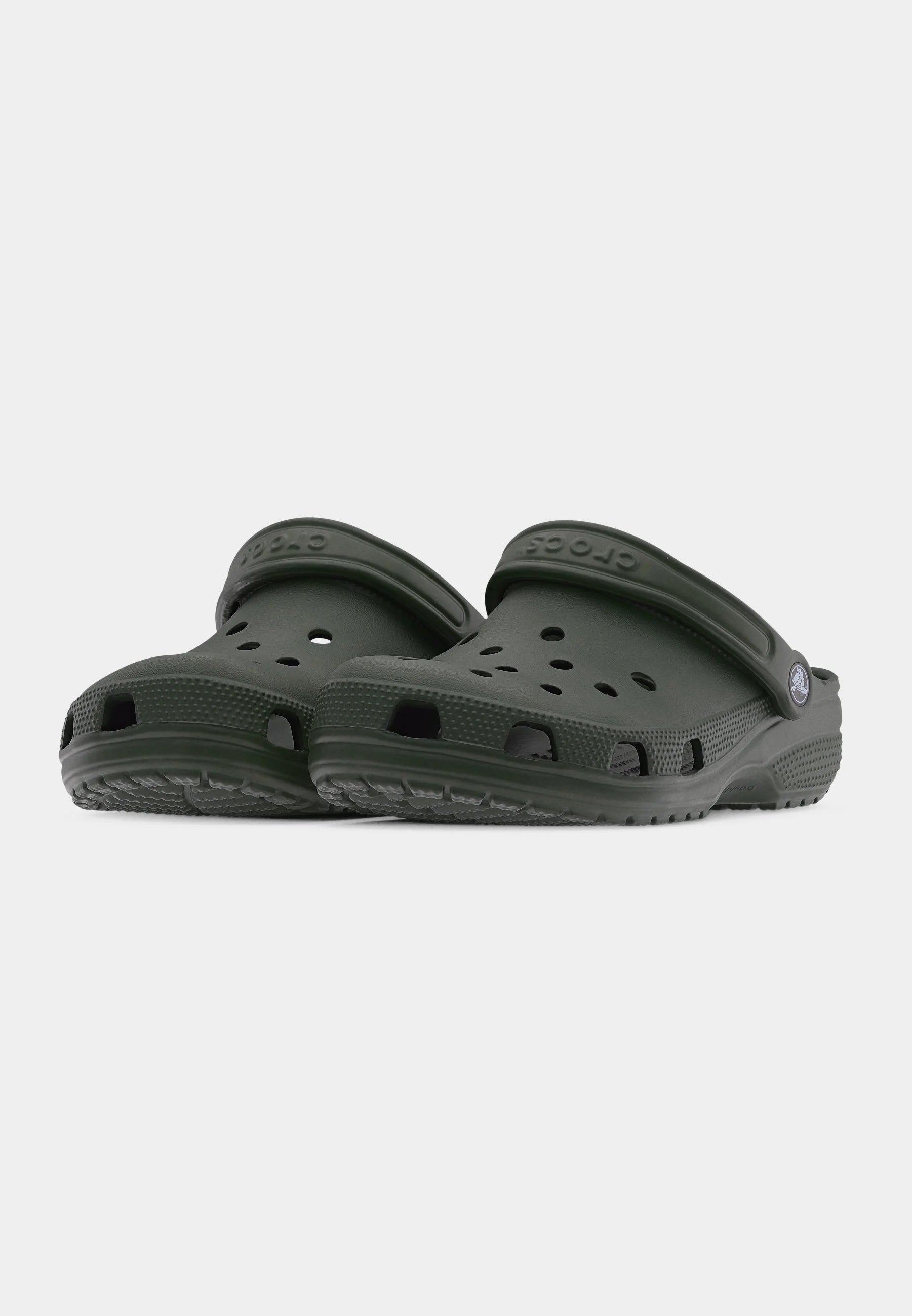 Crocs Classic Pool Slides – Field Green