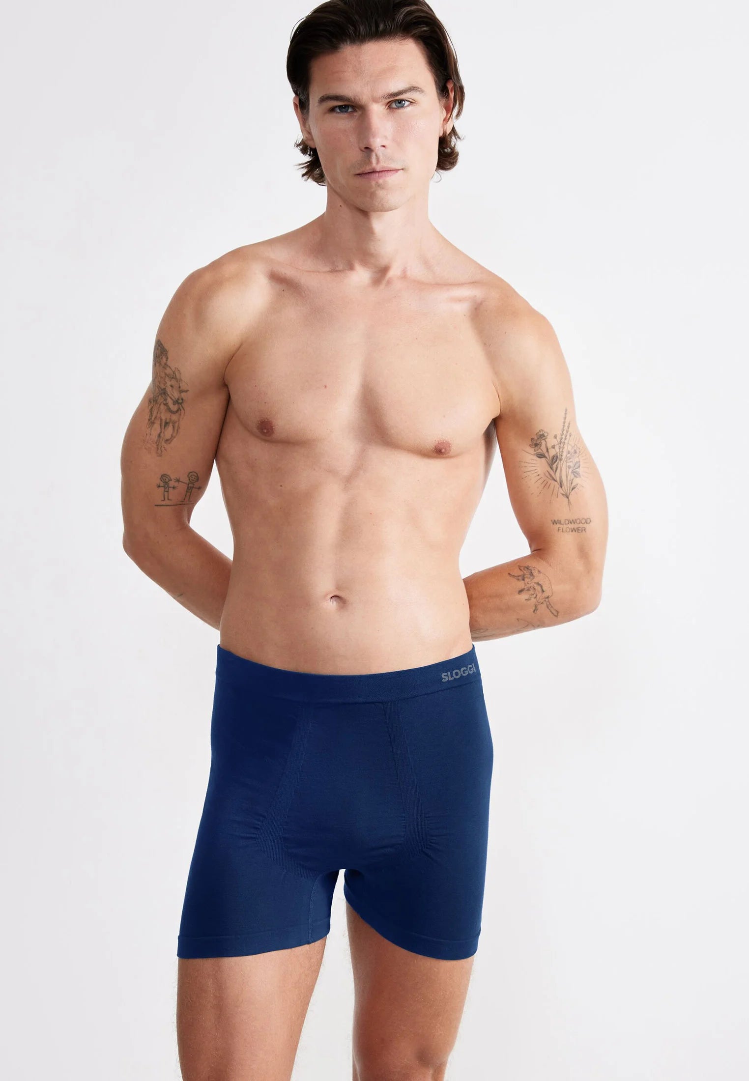 Sloggi GO Smooth Trunks 2er-Pack – Deep Water