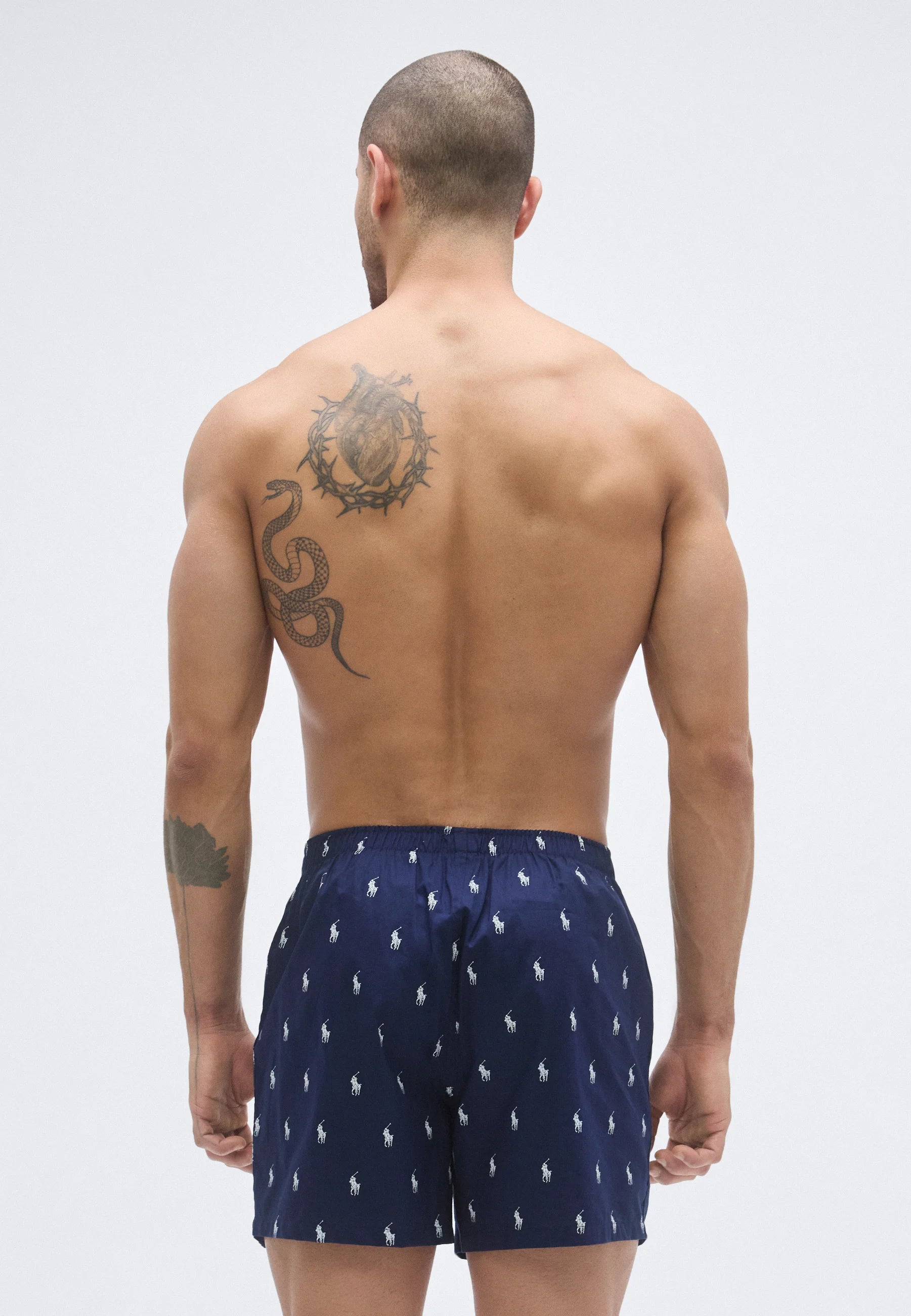 Polo Ralph Lauren Boxer ouvert en coton – Lot de 3 – Bleu, Bleu marine