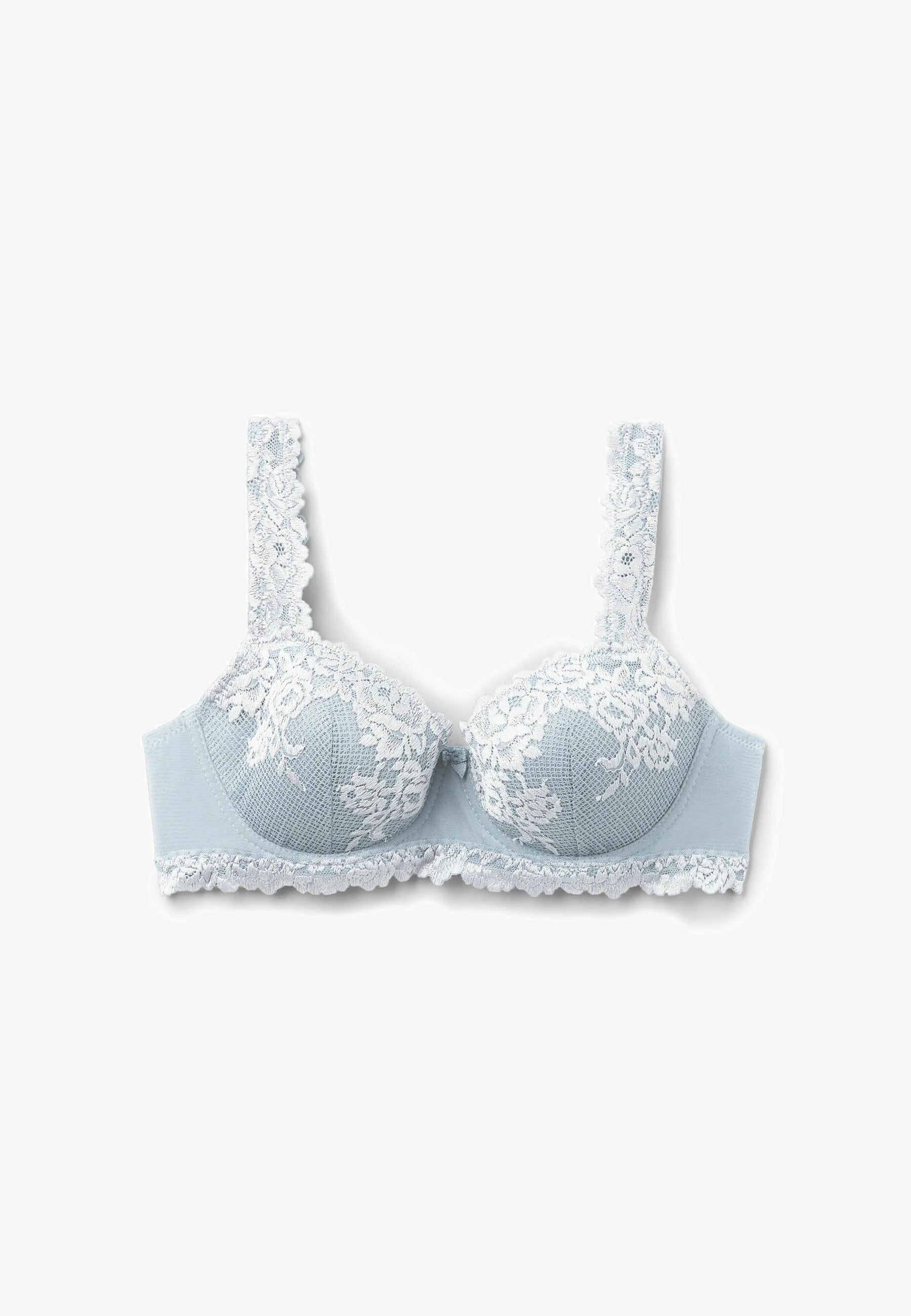 Intimissimi Pretty Flowers Sofia Balconette-Bügel-BH – Hellblau