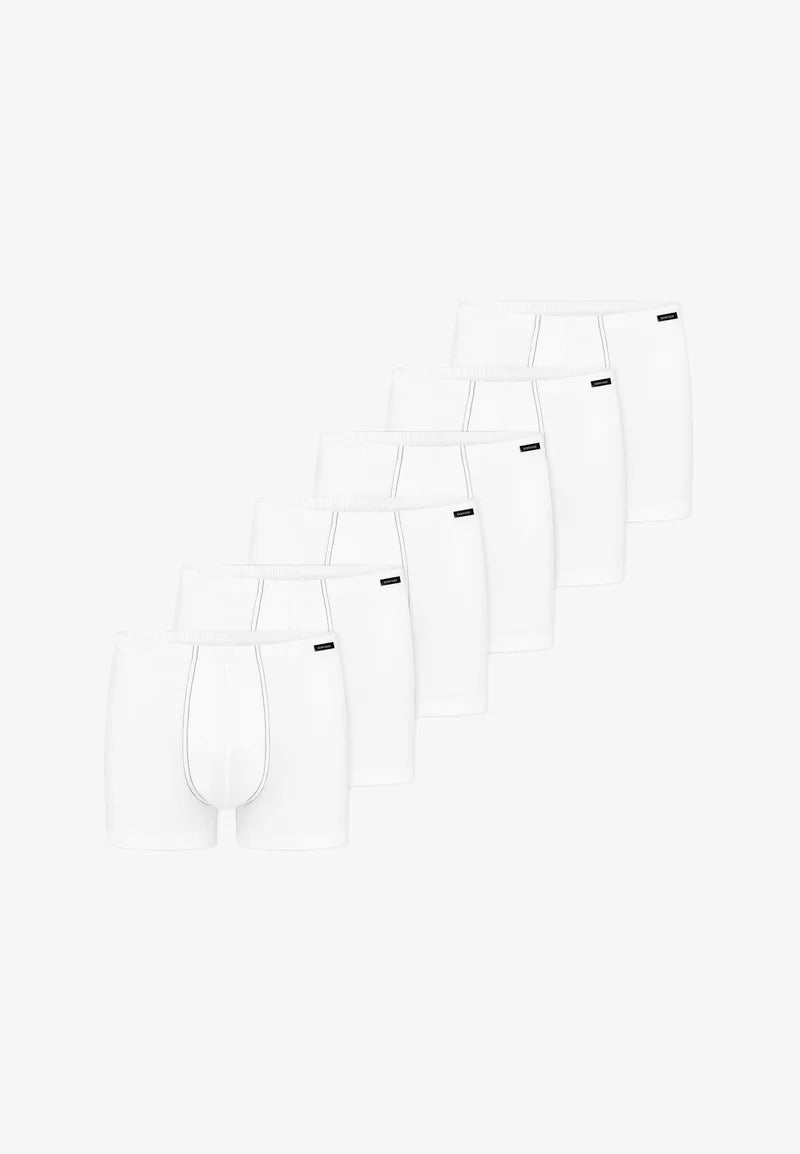 Schiesser Essentials 6 Pack kufry – bílá