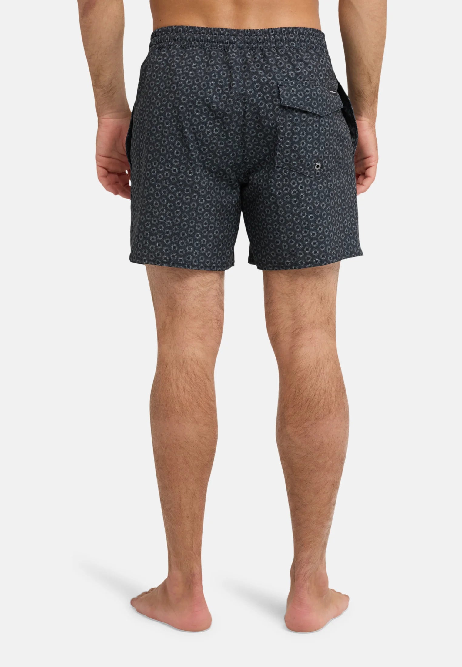 Pantaloncini da bagno Quiksilver Volley 16 stampati – Neri