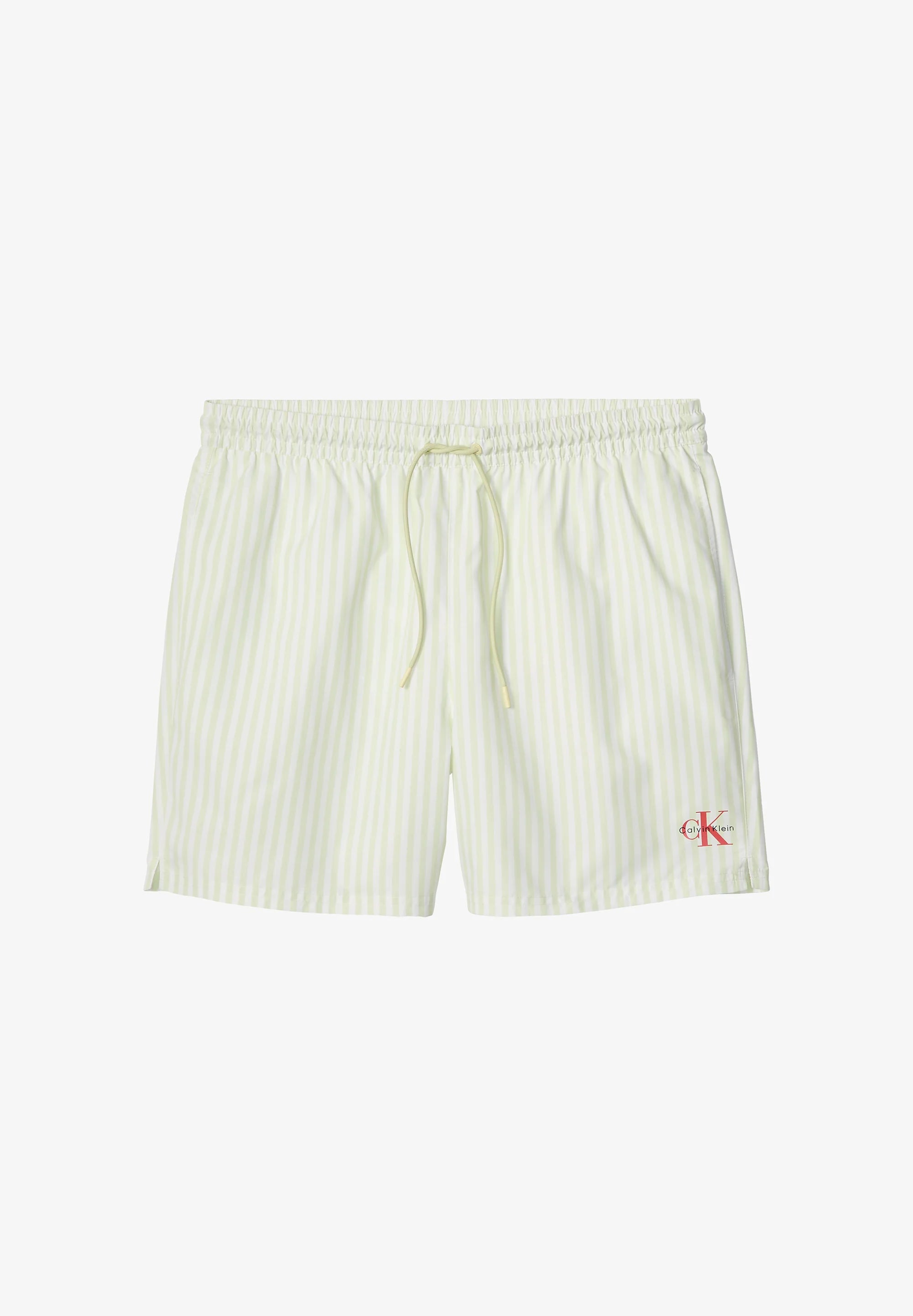 Short de bain graphique Calvin Klein – Penny Stripe, White Jade