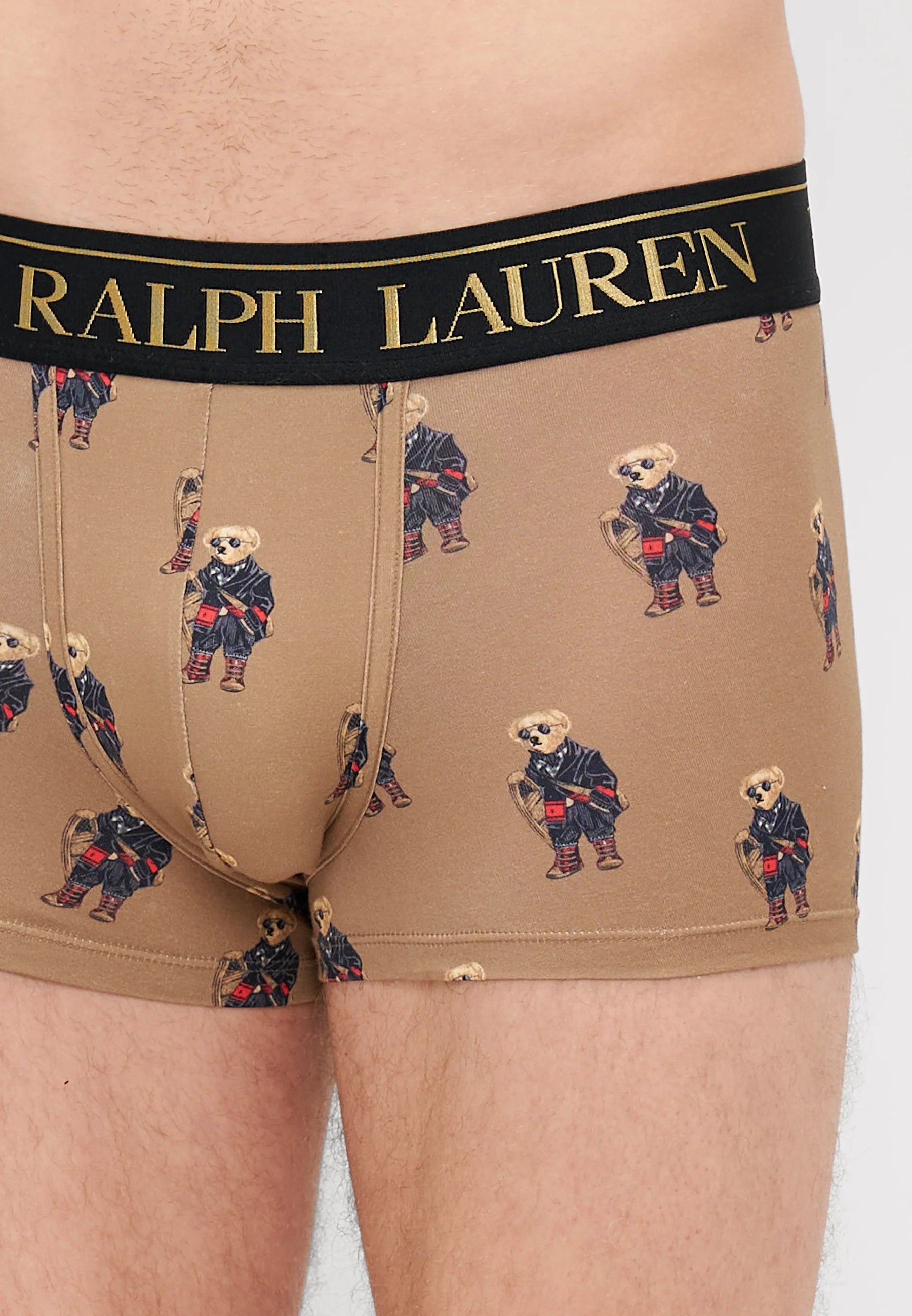 Polo Ralph Lauren Baumwoll-Stretch-Unterhosen – Low Rise – 2er-Pack – Flaschengrün, Khaki