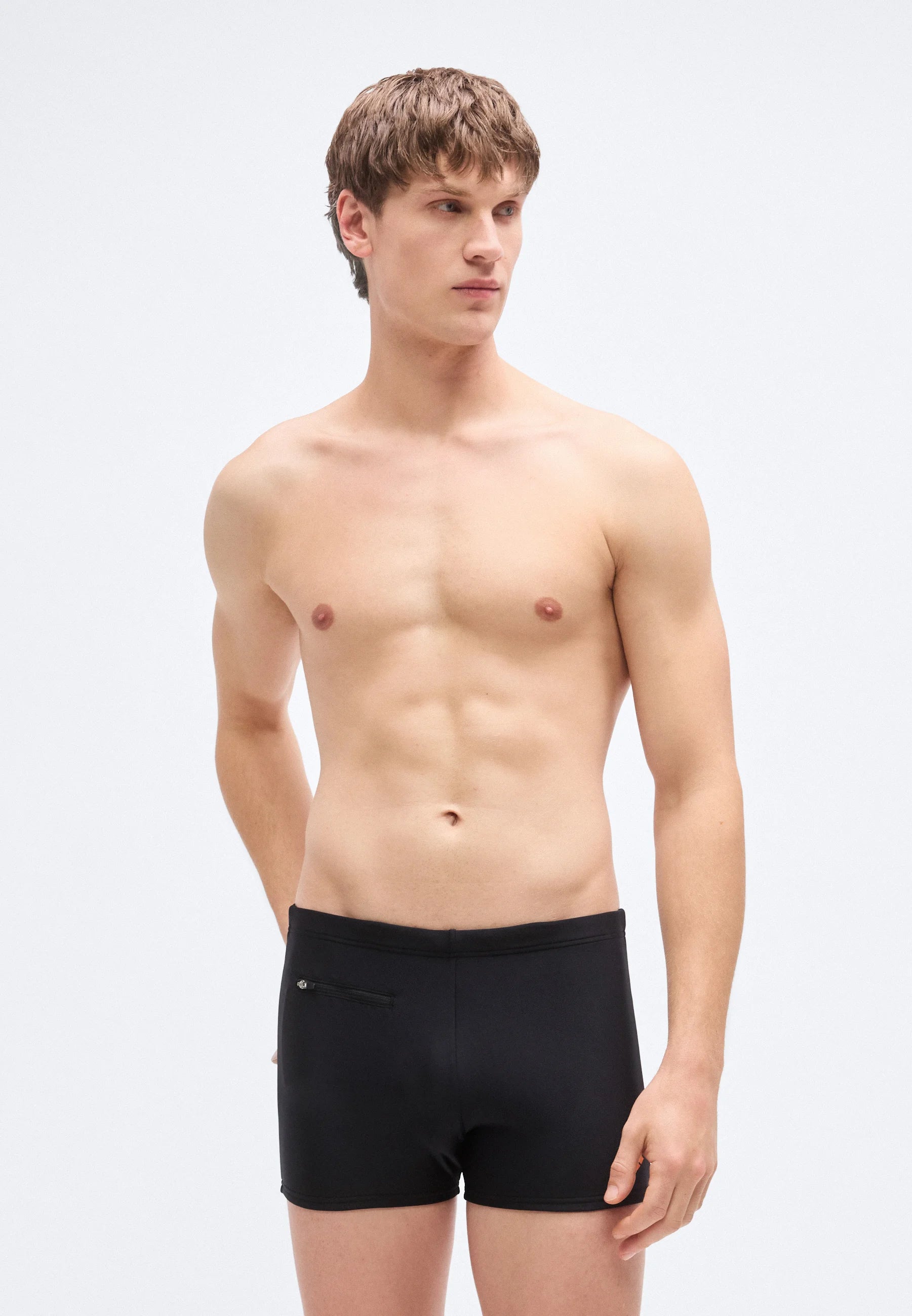 Arena Men’s Zip Swim Short – Black