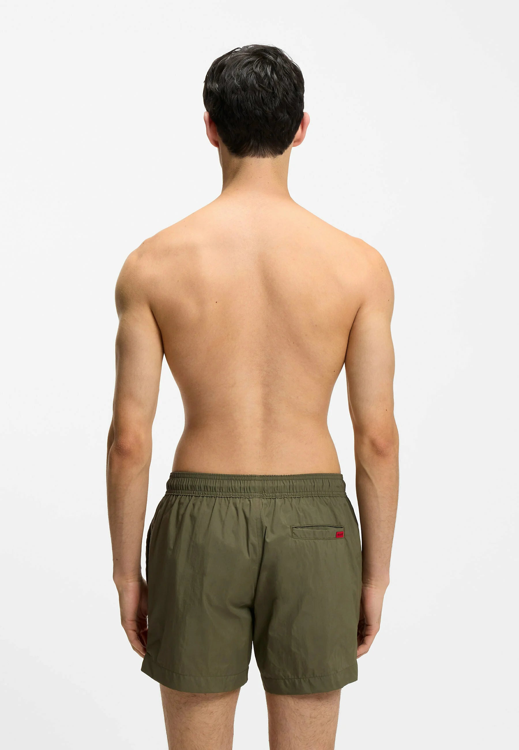 Short de bain HUGO Dominica – Vert foncé Five