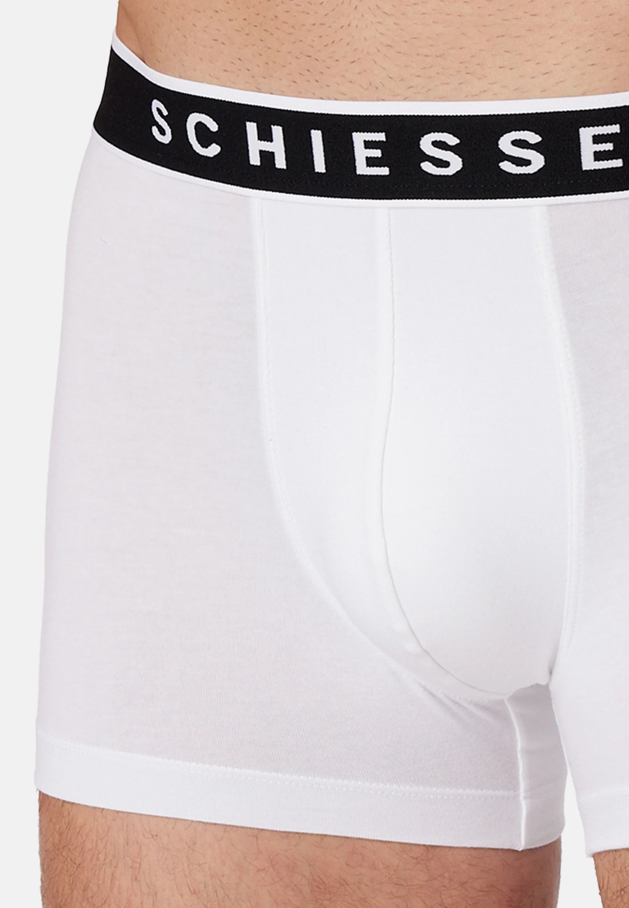 Bauli Schiesser in cotone elasticizzato – Bianco