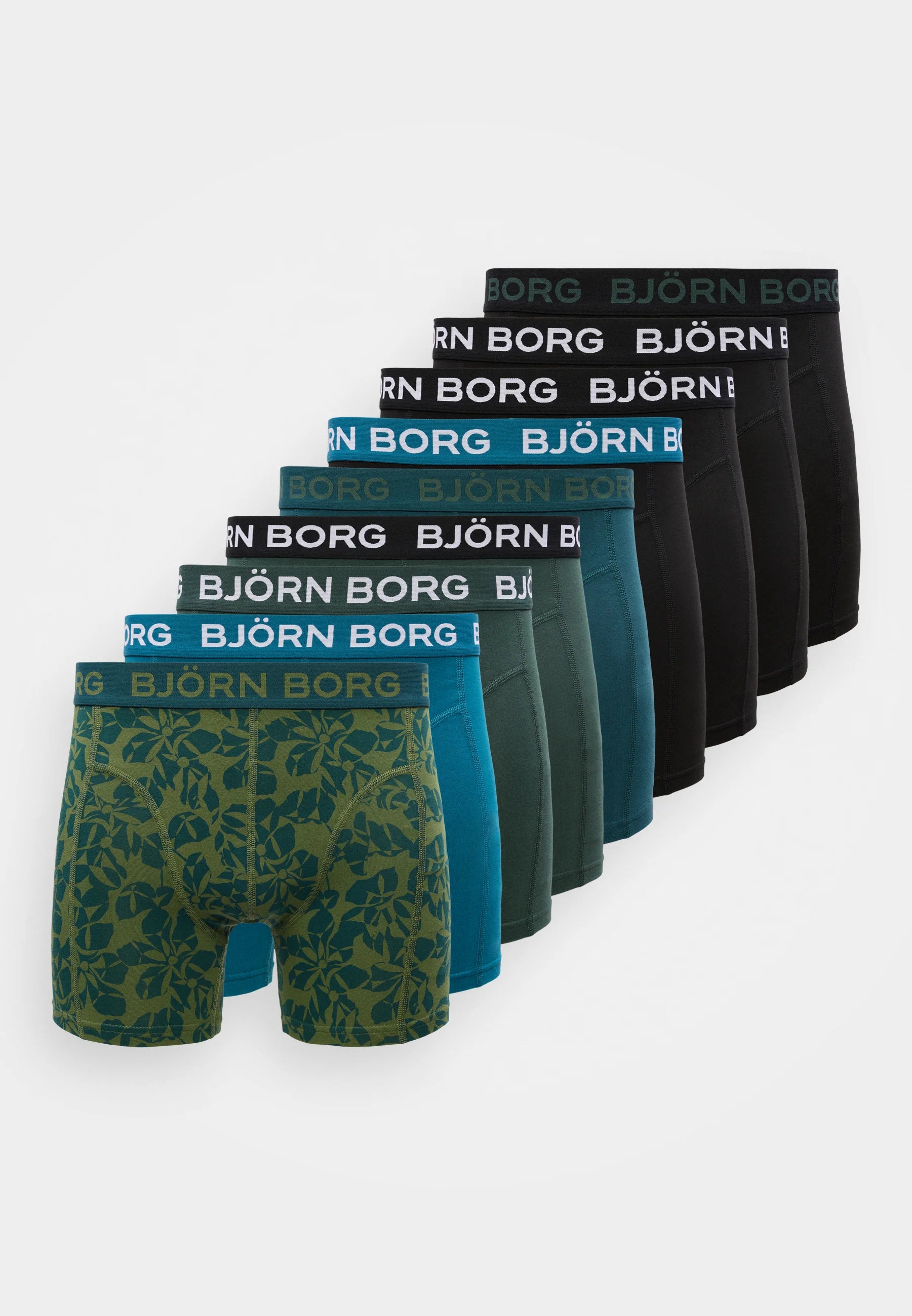 Boxerské kalhotky Björn Borg Stretch 9 Pack – smíšené barvy