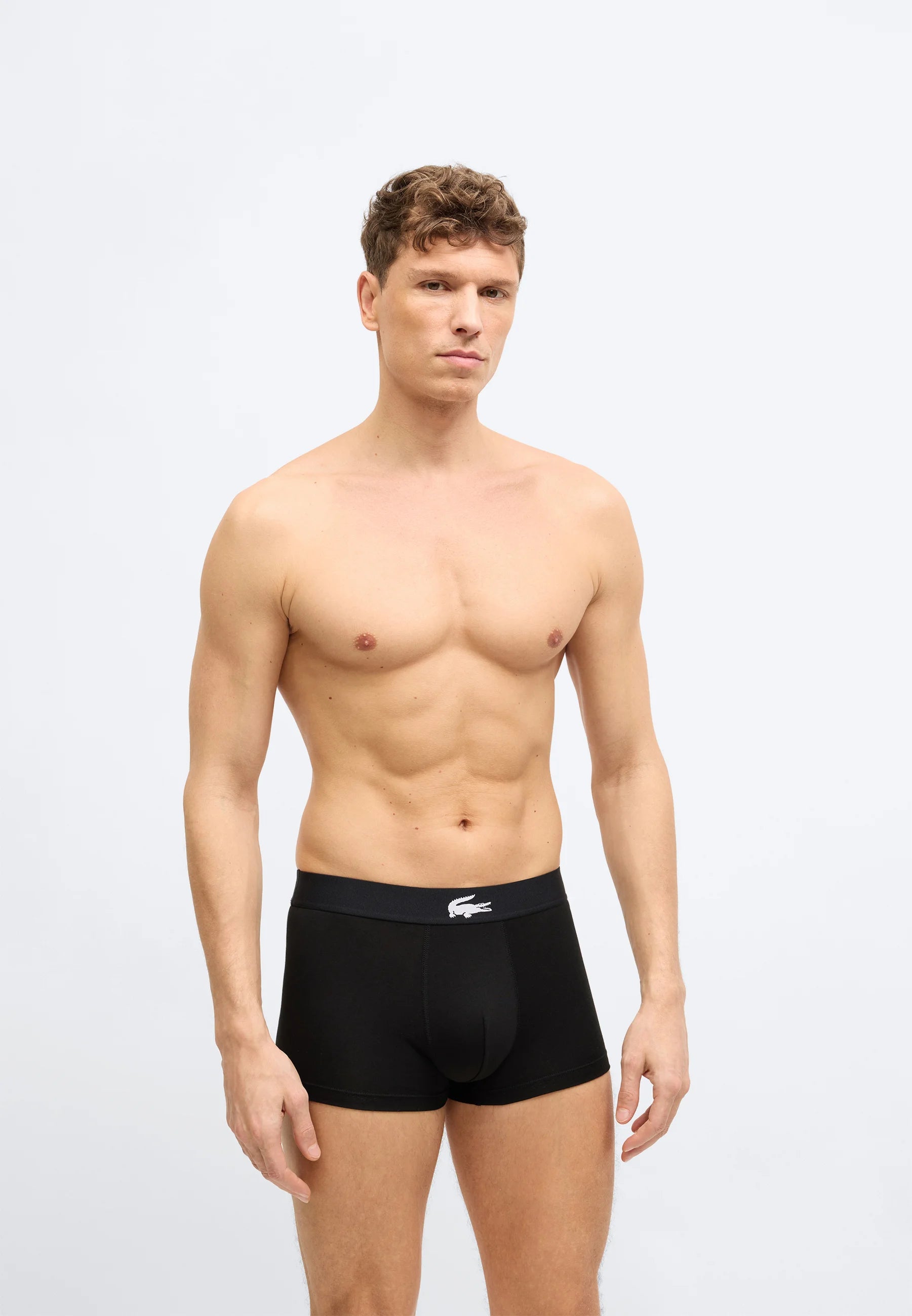 Lacoste Court 3er-Pack Stretch-Unterhosen – Sinople, Schwarz, Grün