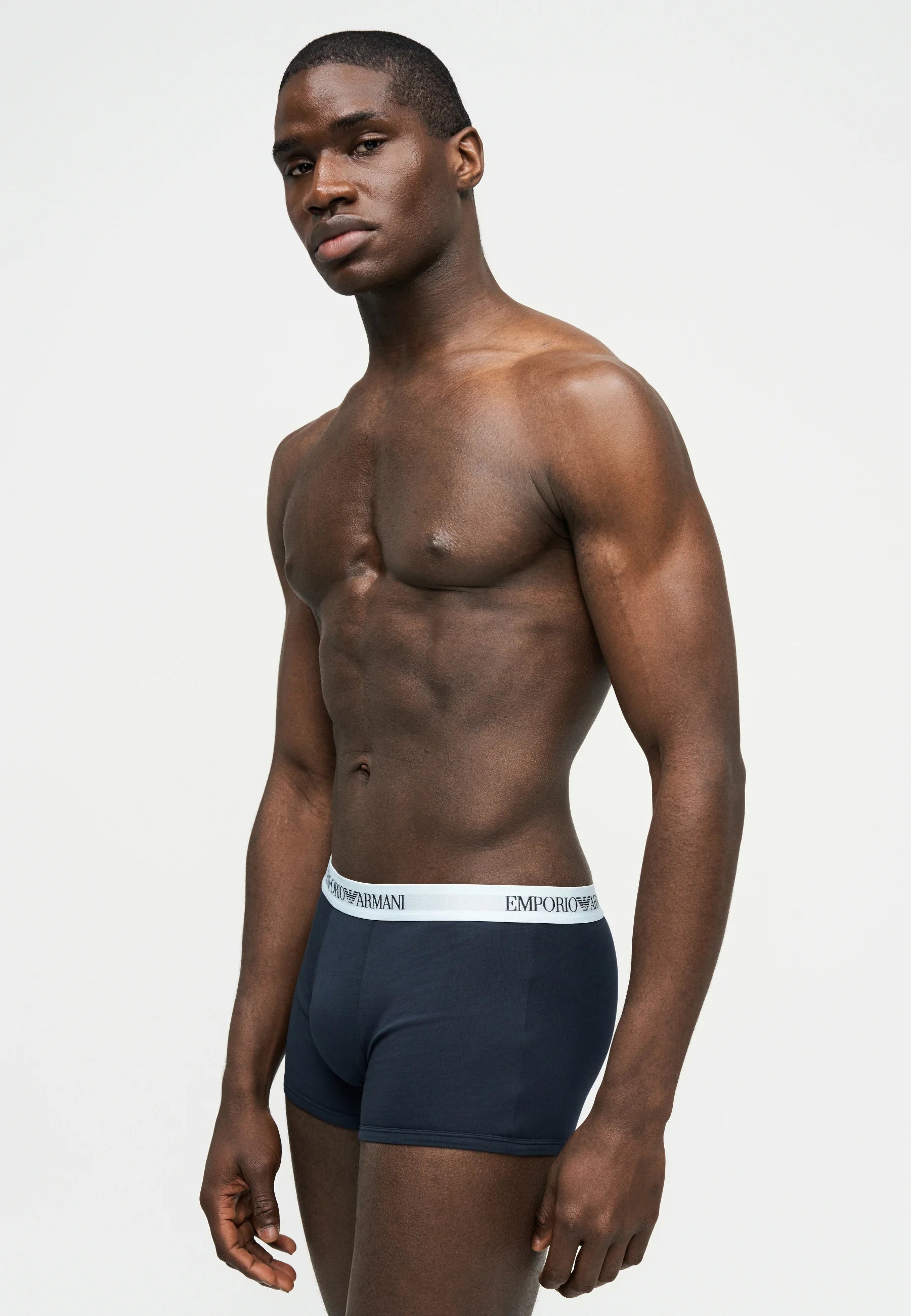 Lot de 3 boxers Emporio Armani PURE - Bleu