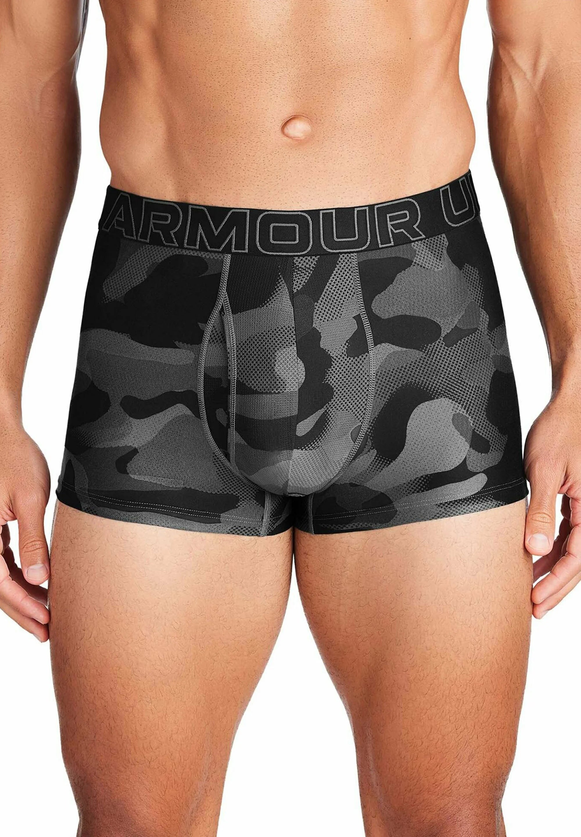 Under Armour Performance Trunks – 6 Pack – Black, Grey