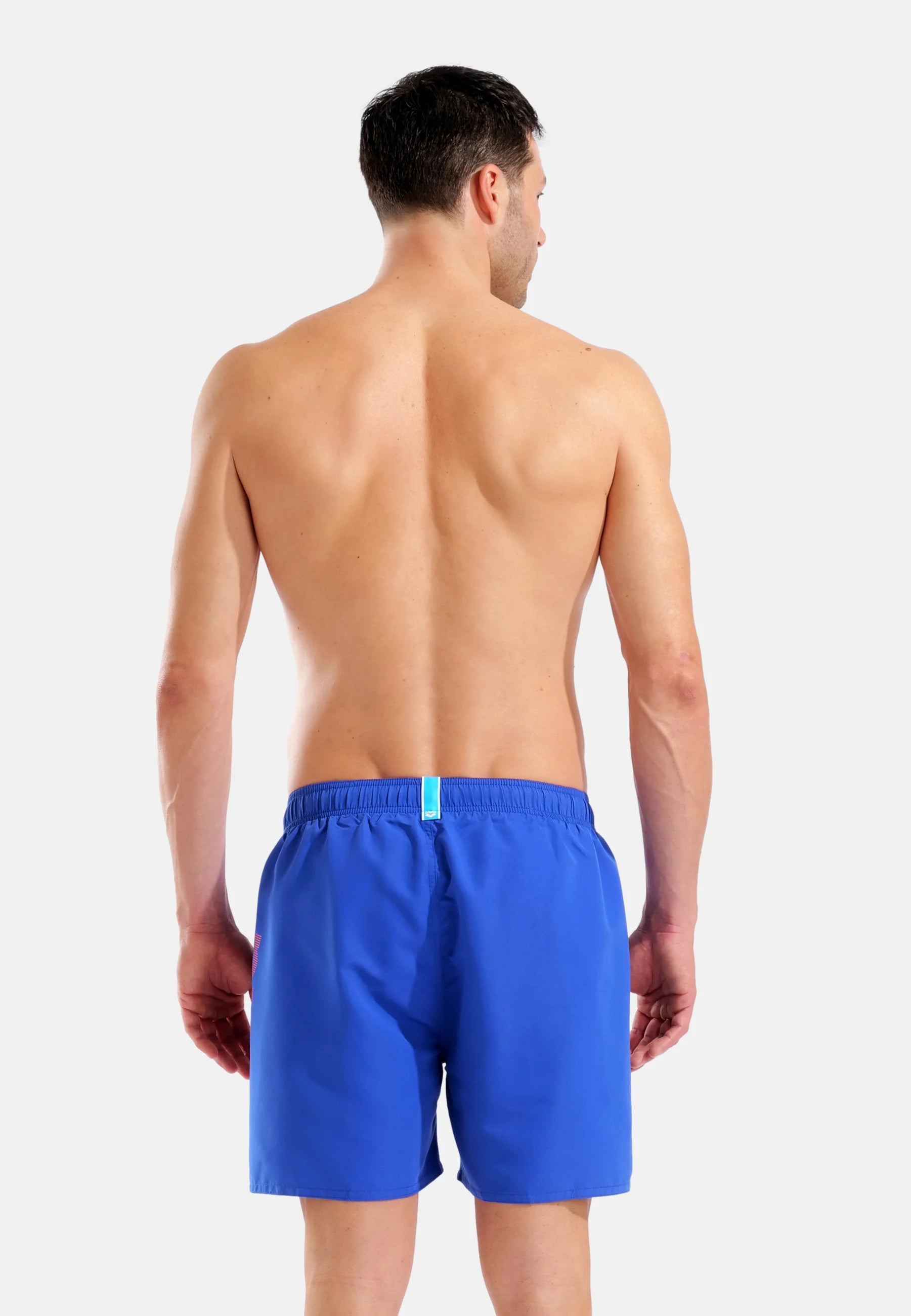 Arena Fundamentals Logo Boxer R – Bleu Néon, Orange Équipe