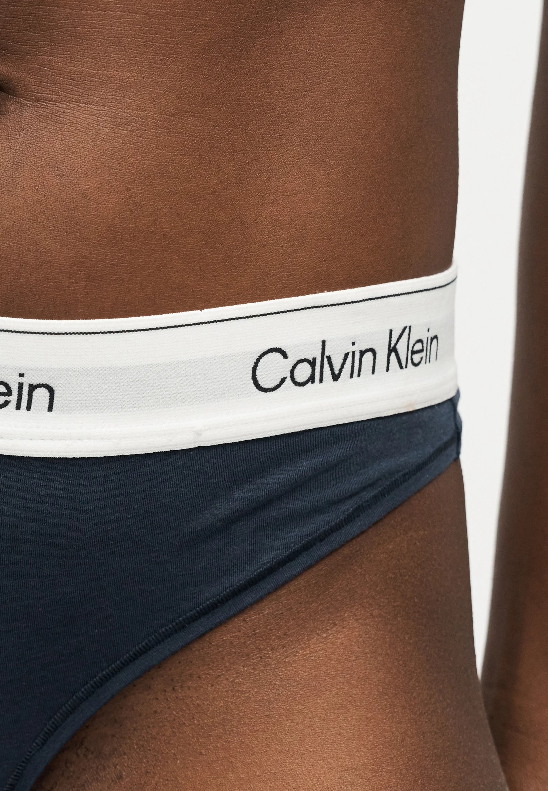 Stringi Calvin Klein Icon – niebieskie