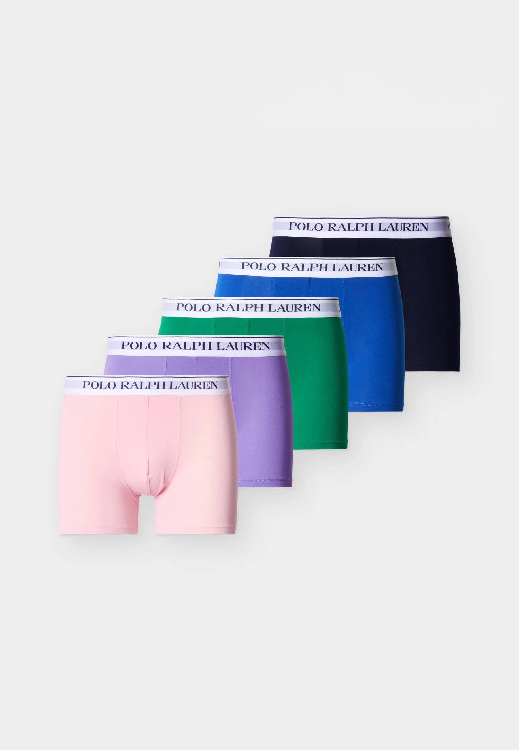 Bawełniane spodenki Polo Ralph Lauren – 5 szt. – Fioletowy, Bilardowy, Wrzosowy, Różowy, Granatowy