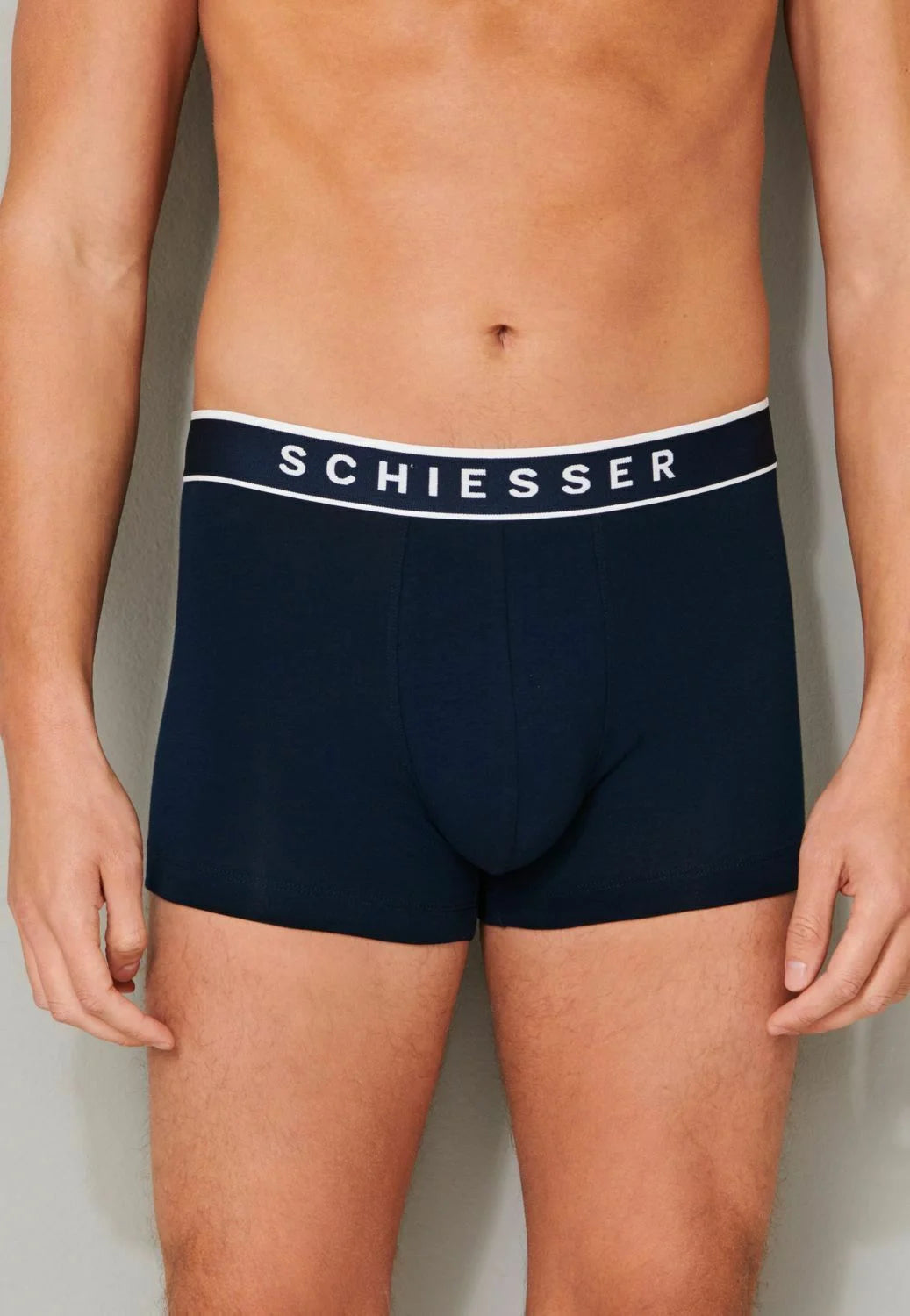 Schiesser 95 5 Cotton Trunks 6 Pack – Navy