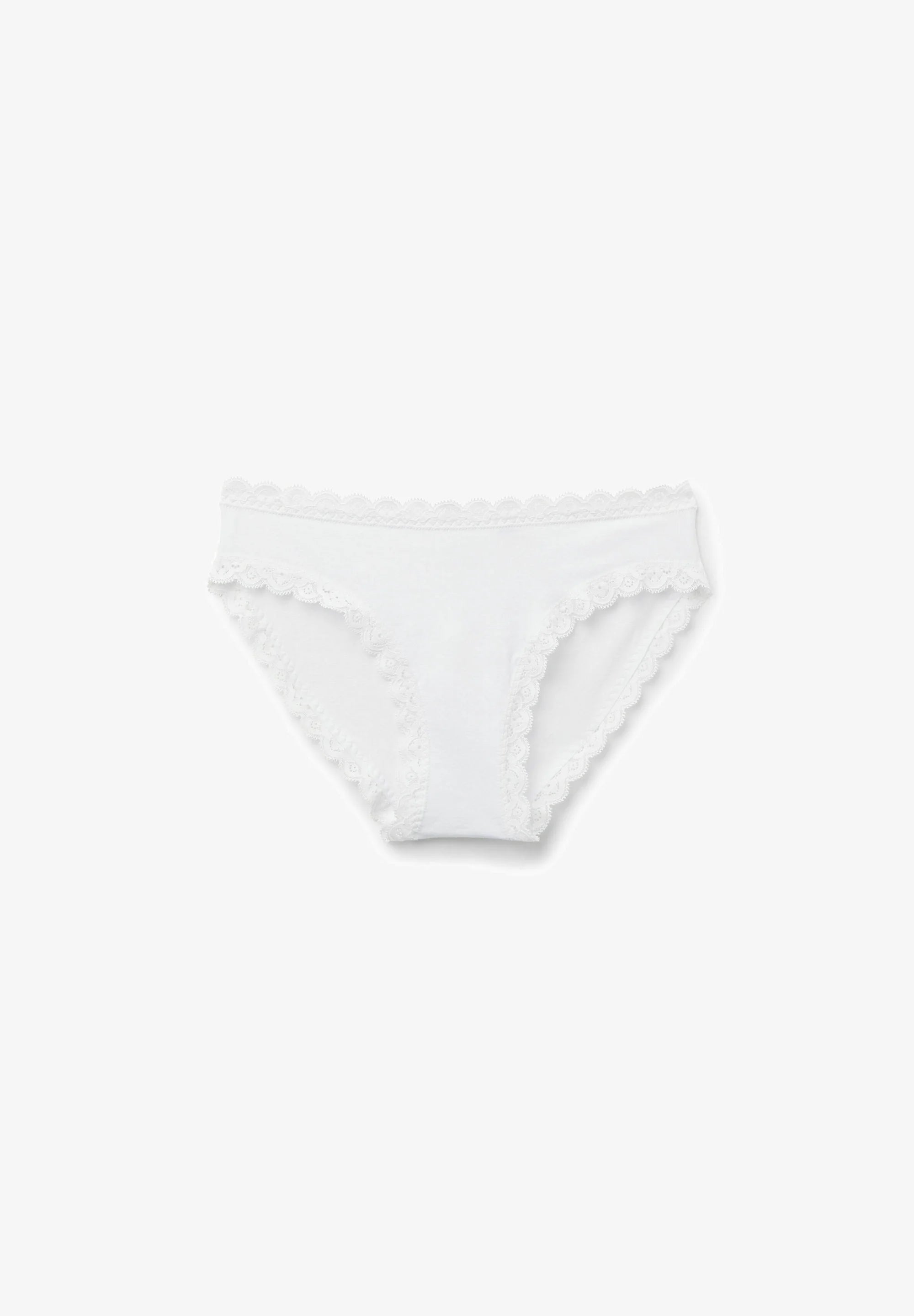 Intimissimi Slip Taille Moyenne – Blanc