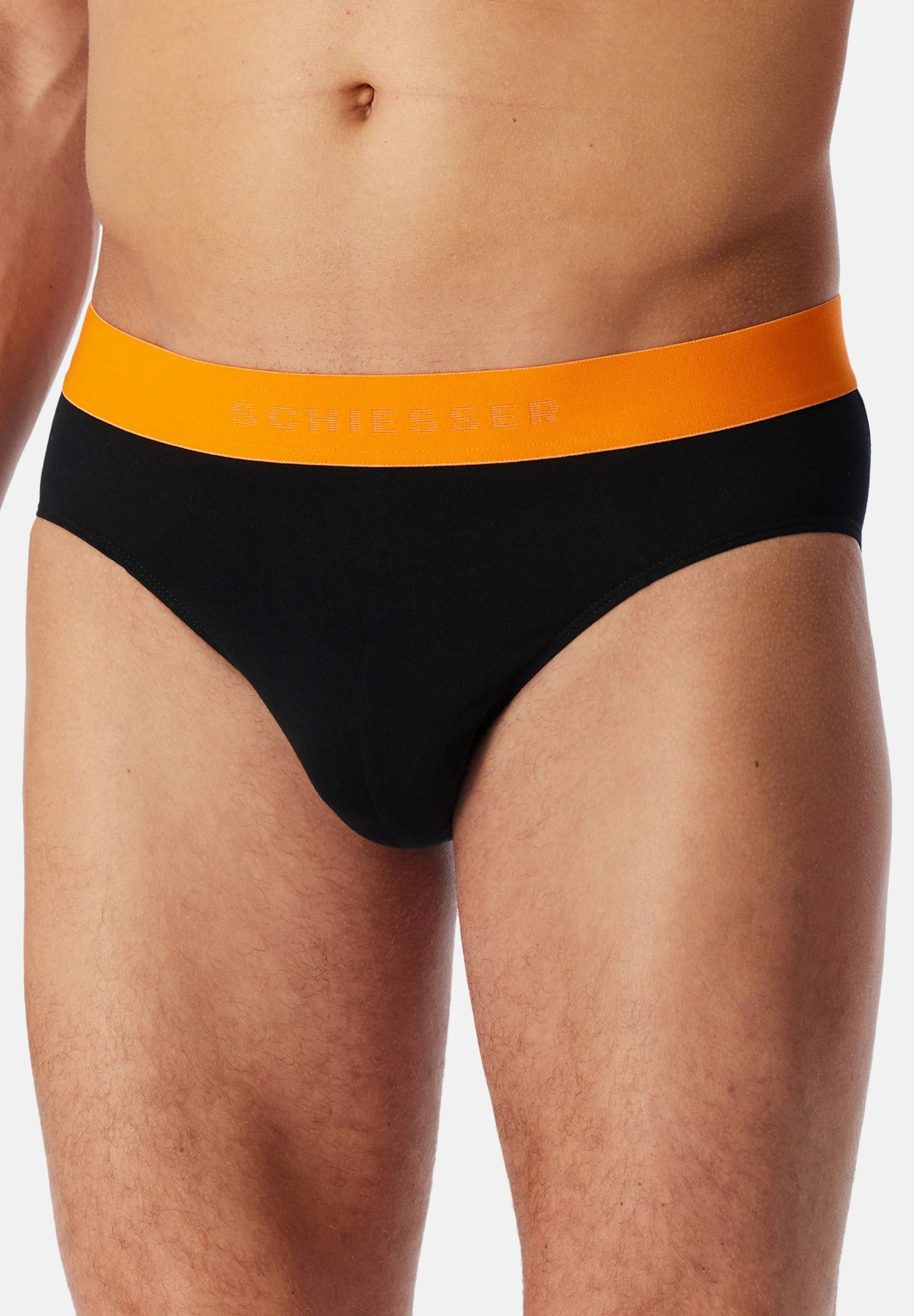 Schiesser Essential Cotton Briefs – Black