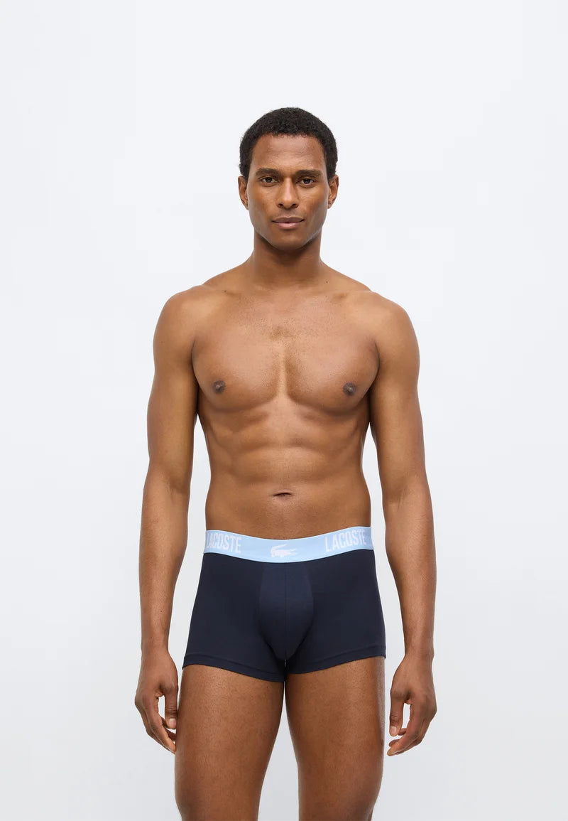 Lacoste Trunk 5 Pack Trunks – Navy Blue