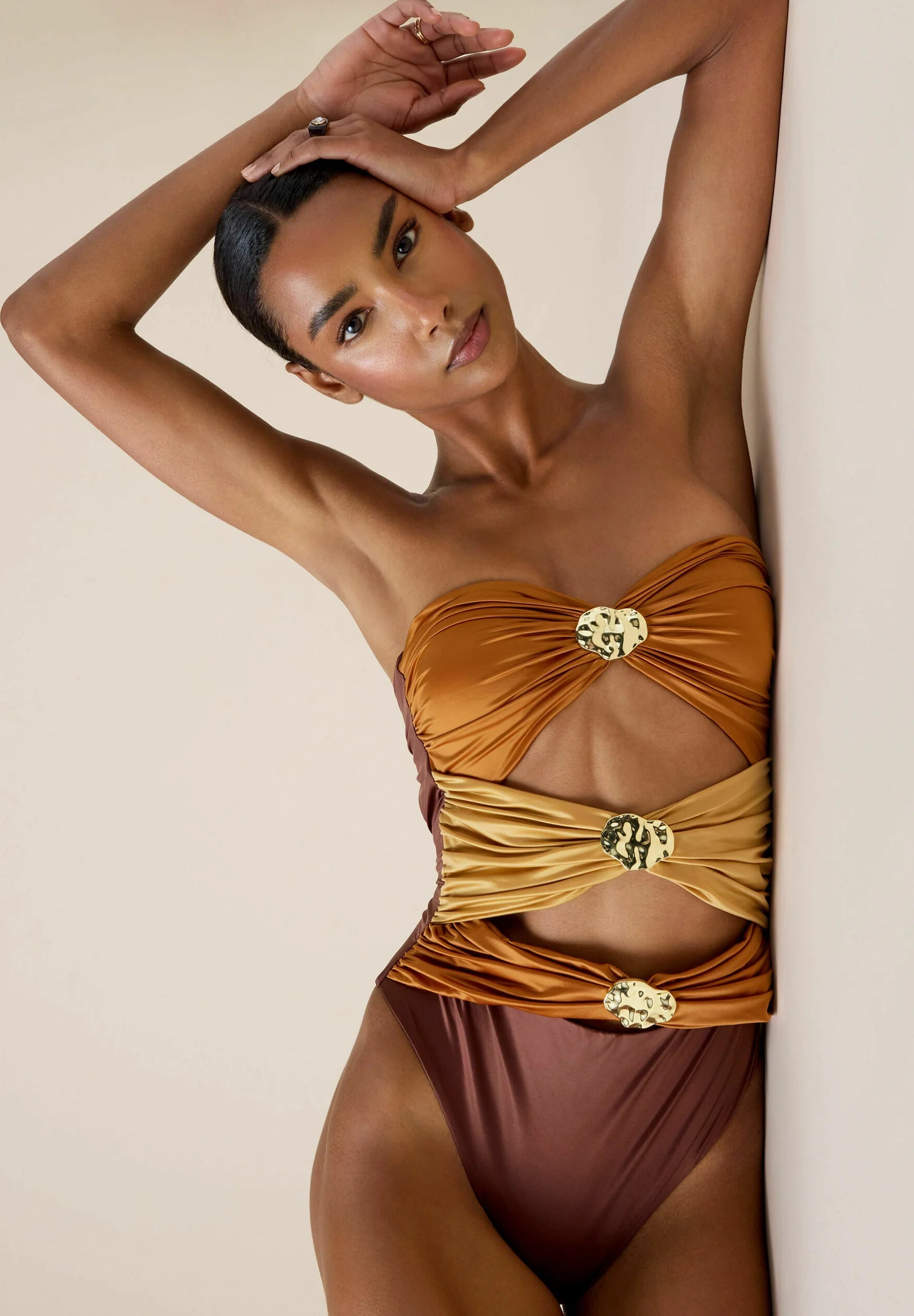 Maillot de bain Calzedonia Sunset Shades – Marron