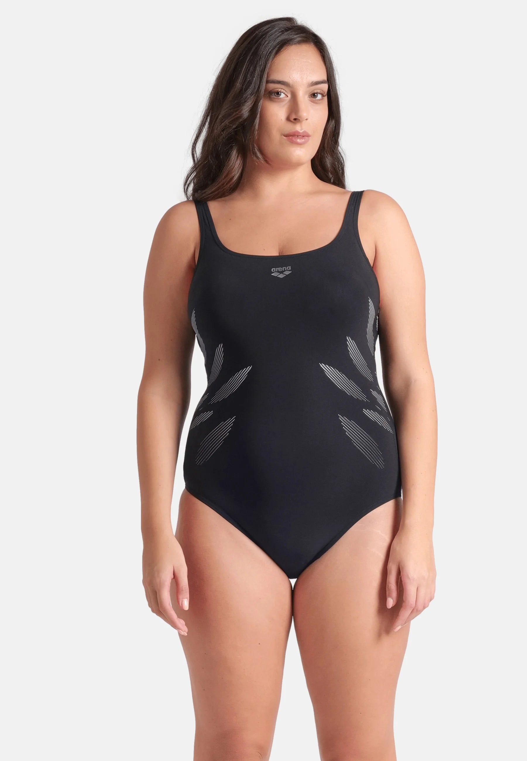 Arena Shapewear Milena B-Cup One-Piece Swimsuit – Black