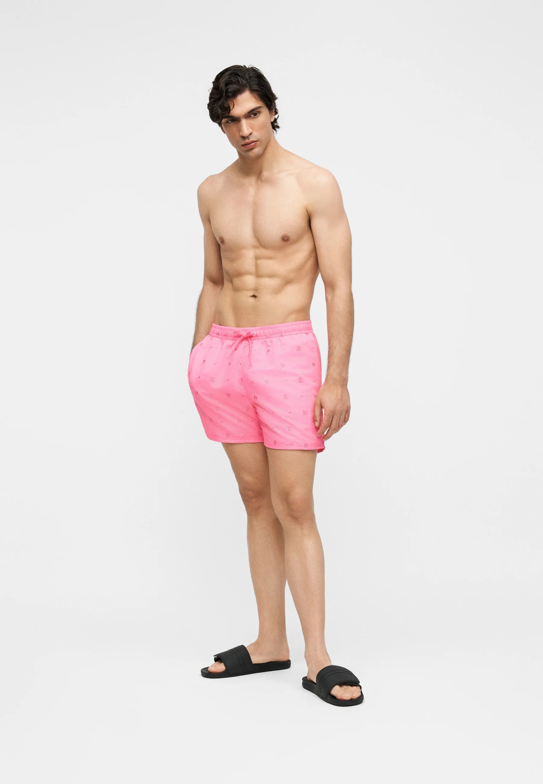 Short de bain Nike Swim Breaker Lux Letter Volley - Rose Lueur