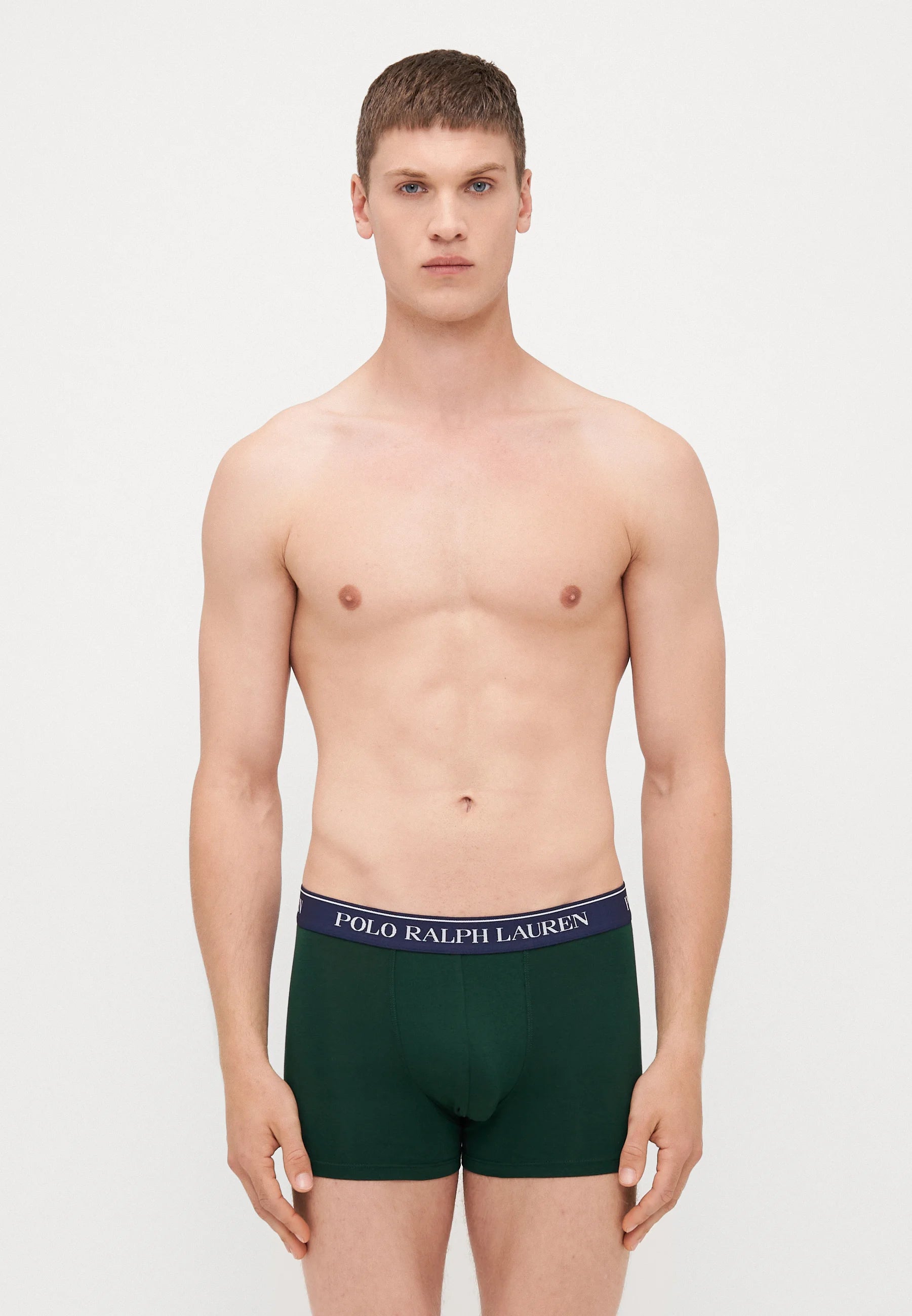 Polo Ralph Lauren Cotton Stretch Trunks – 5 Pack – Navy, Grey, Green, Wine, White