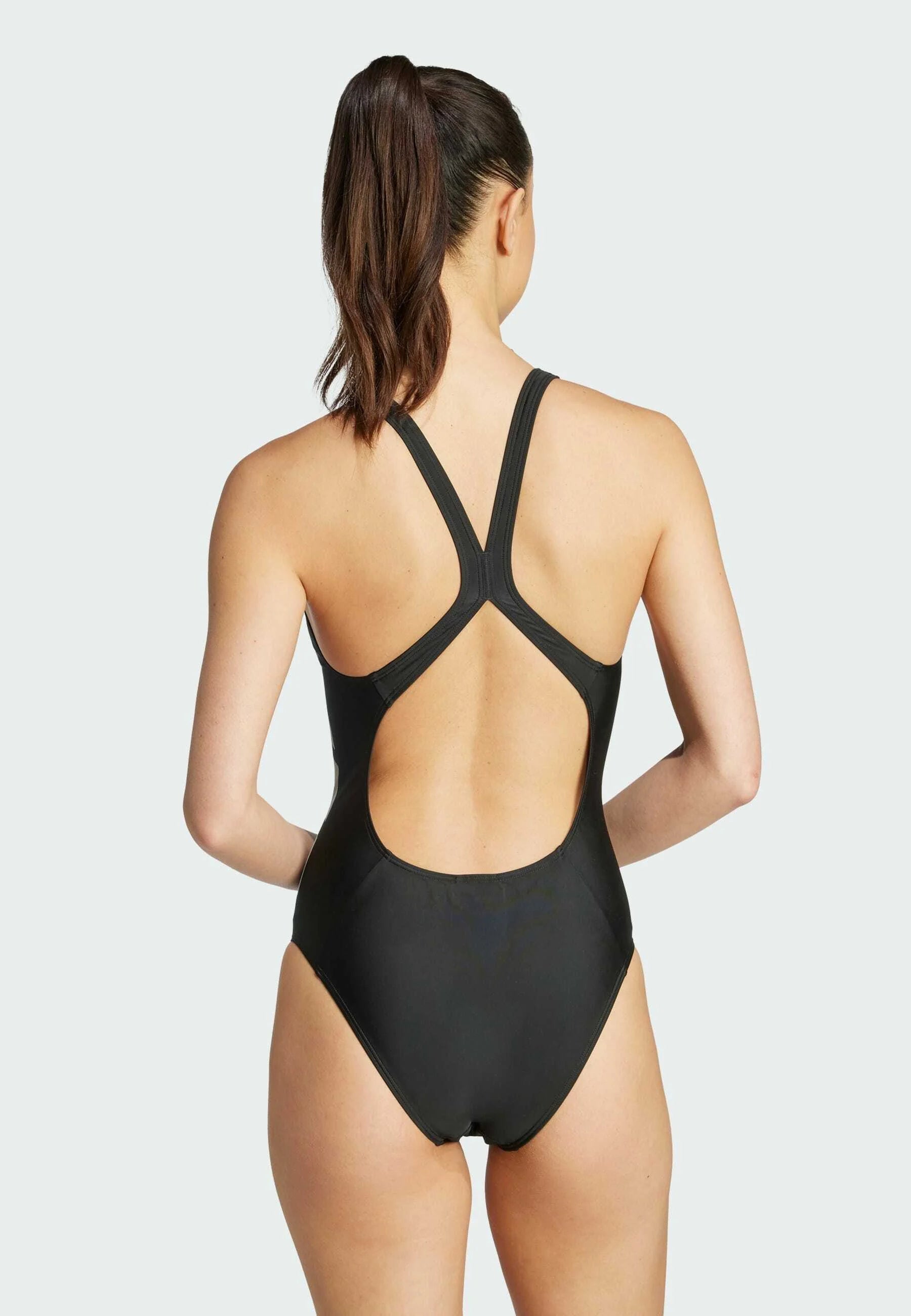 Maillot de bain une pièce Adidas Performance – Noir, Blanc