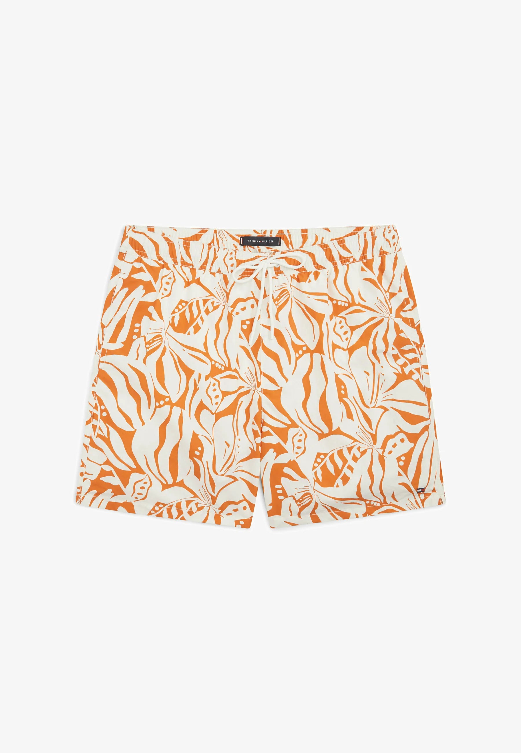Short de bain Tommy Hilfiger – Abstract Floral Bonfire Orange