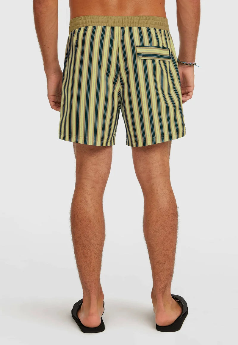 Short de bain O’Neill Originals Stripe – Jaune Originals Stripe
