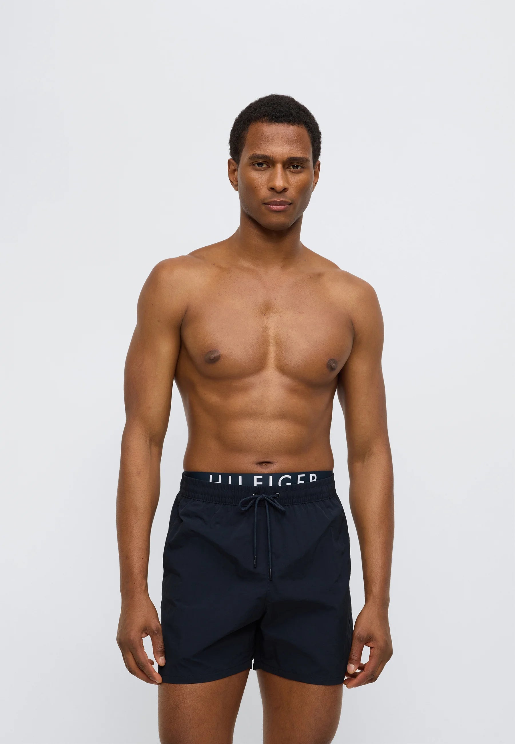 Tommy Hilfiger Logo Swim Shorts – Desert Sky