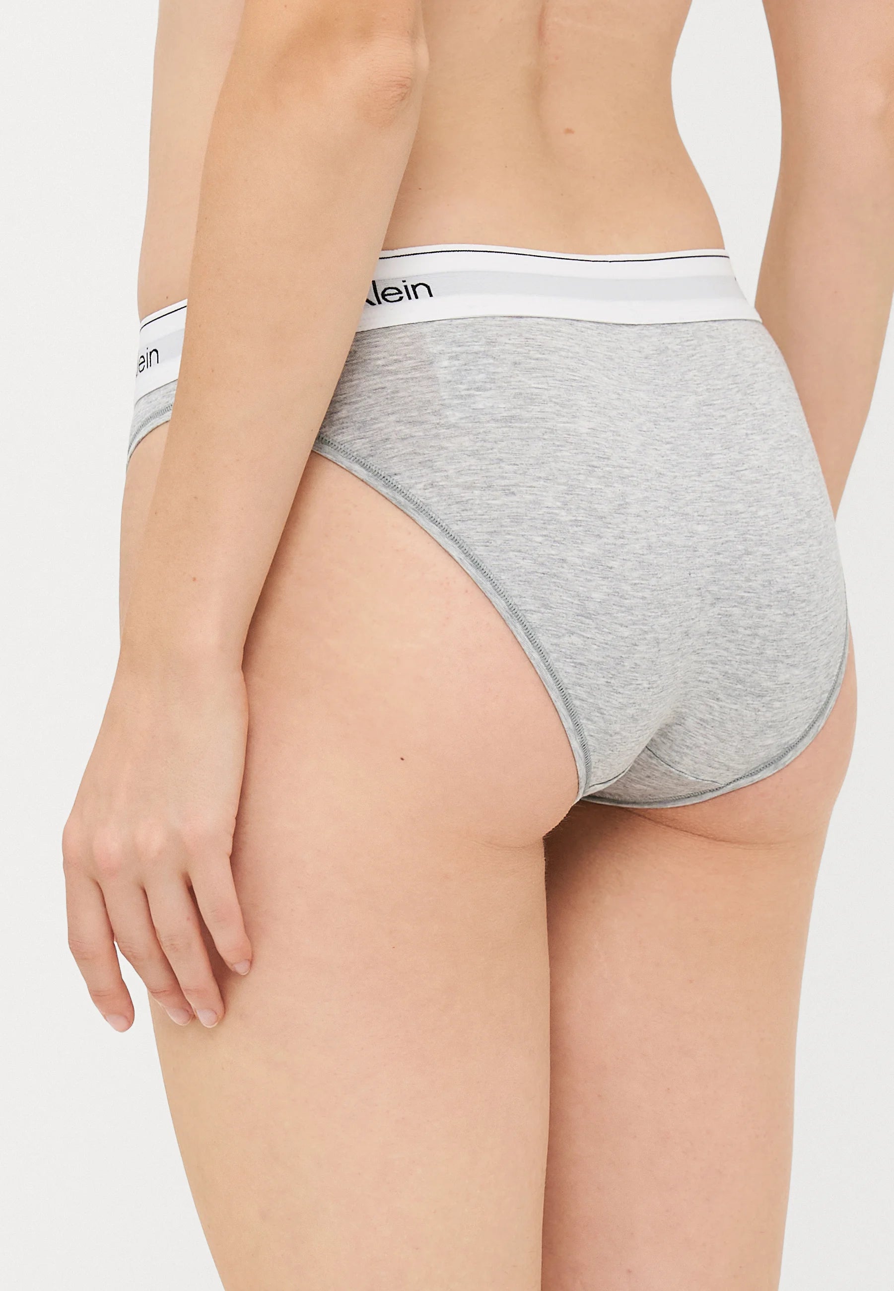 Slip Icon a gamba alta Calvin Klein - Grigio erica