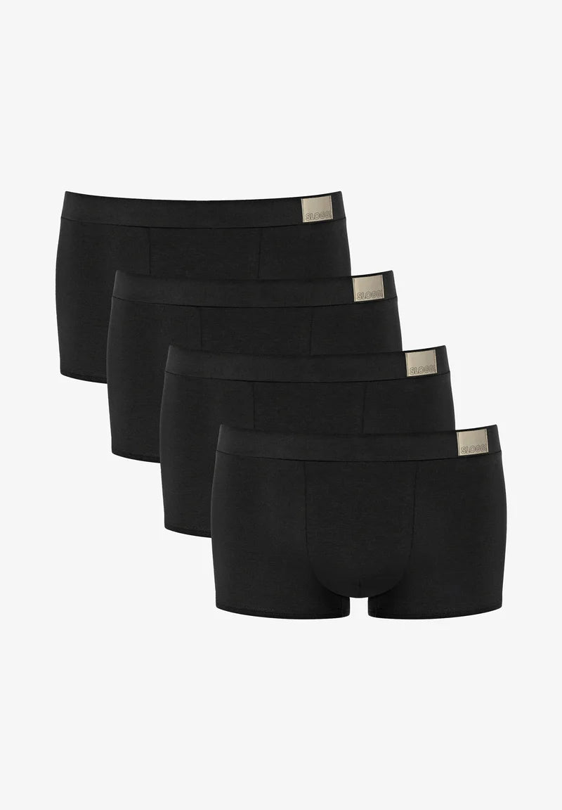 Sloggi GO Stretch Trunks 4 Pack – Black
