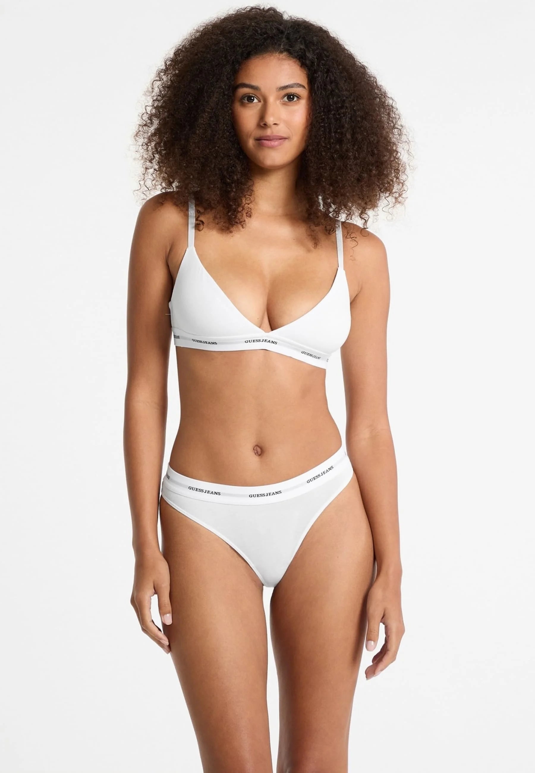Guess Triangle Soft Bra – bílá