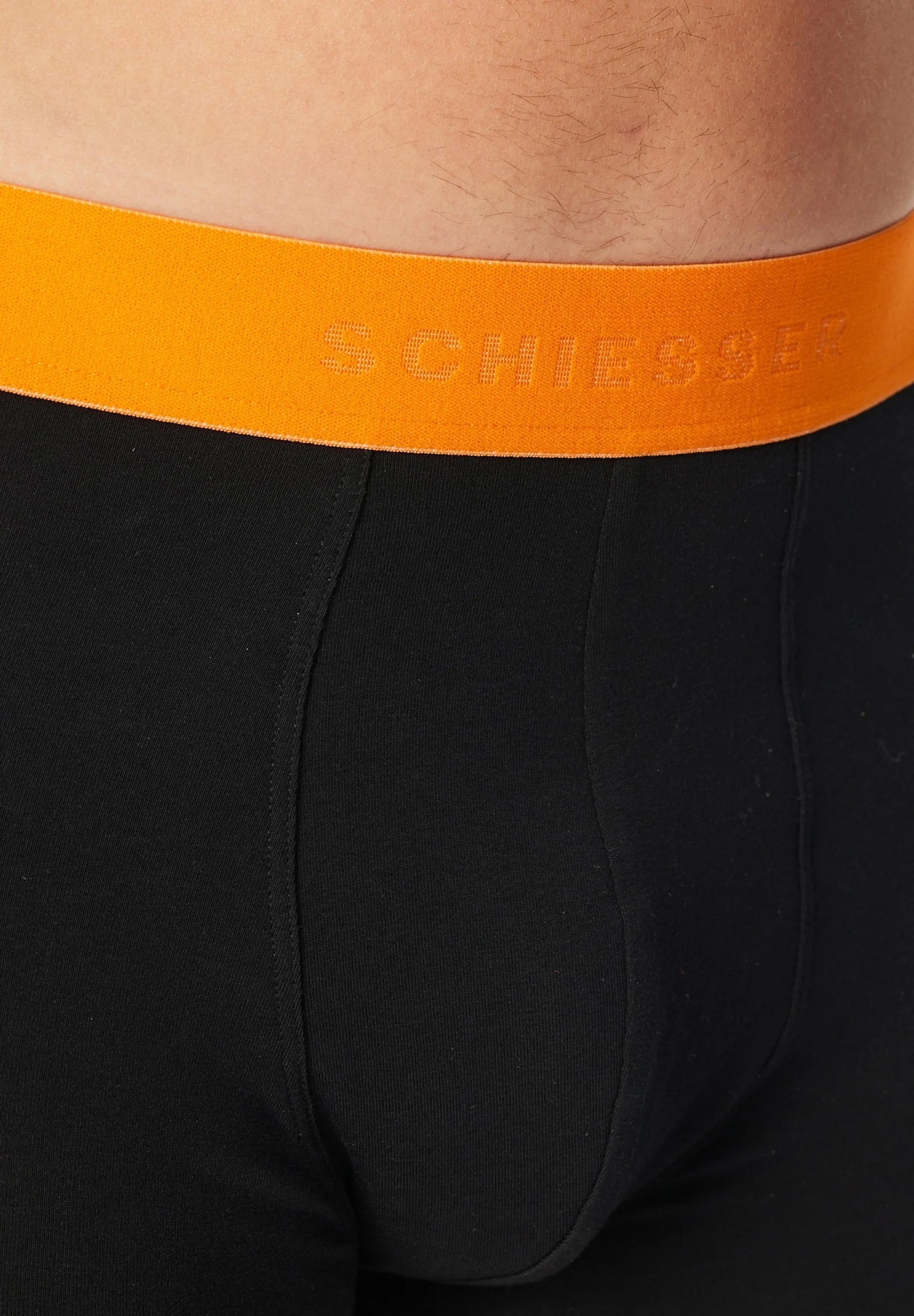 Zestaw 6 szt. spodni dresowych Schiesser Cotton Stretch – czarny