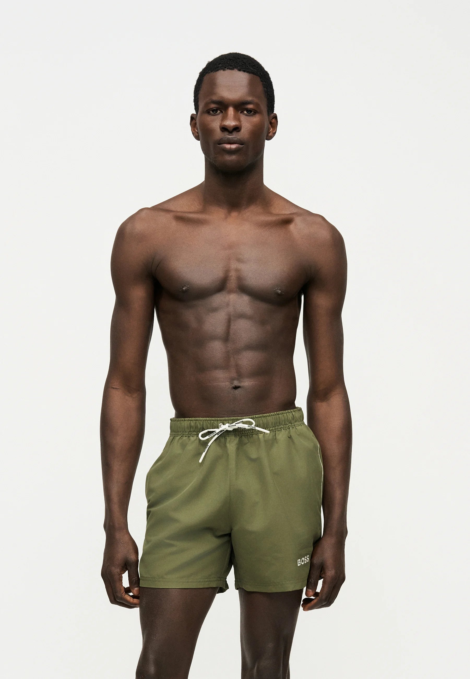 BOSS Dogfish Swim Shorts – Open Green