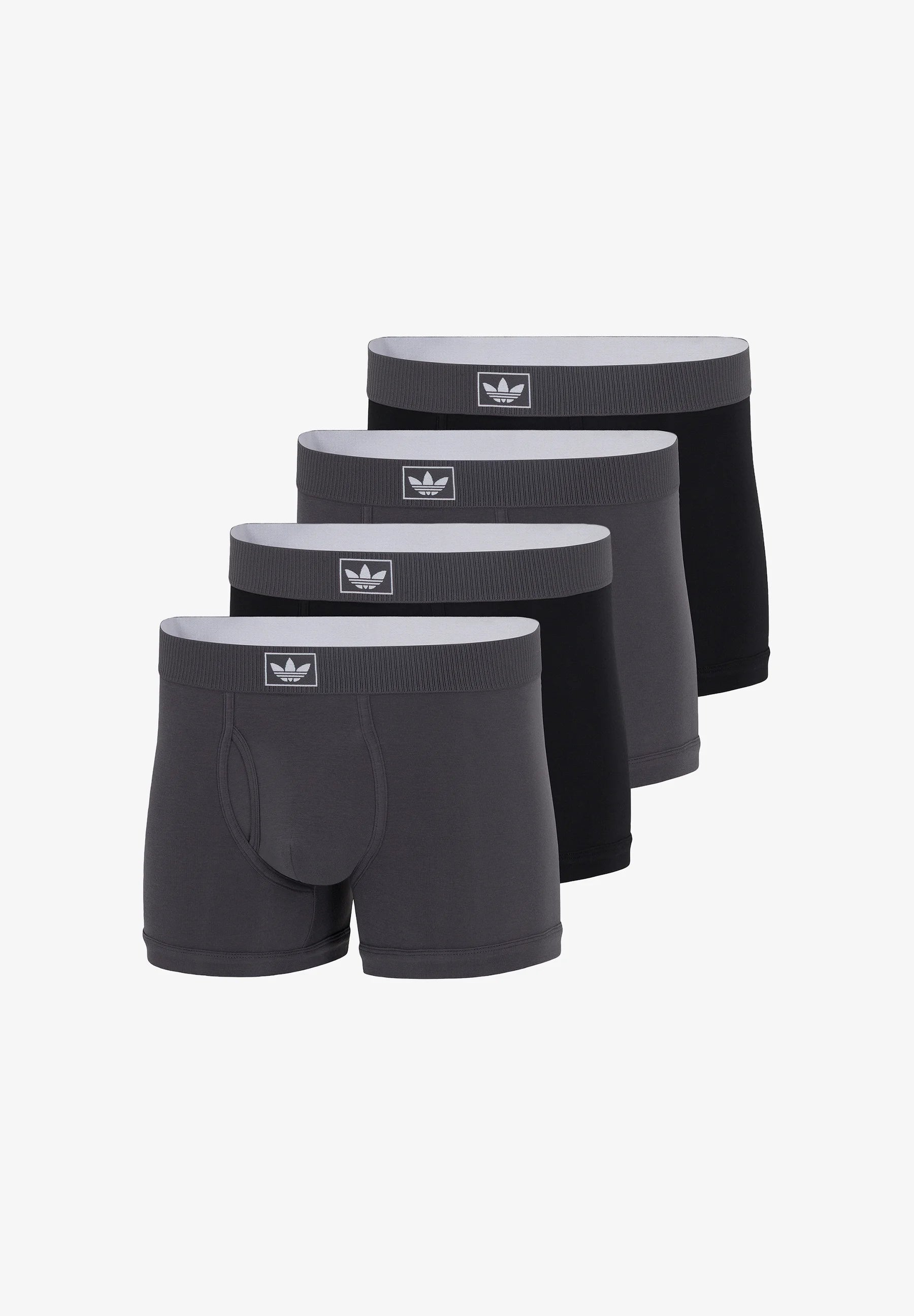 Adidas Originals Lot de 4 boxers – Noir, Gris