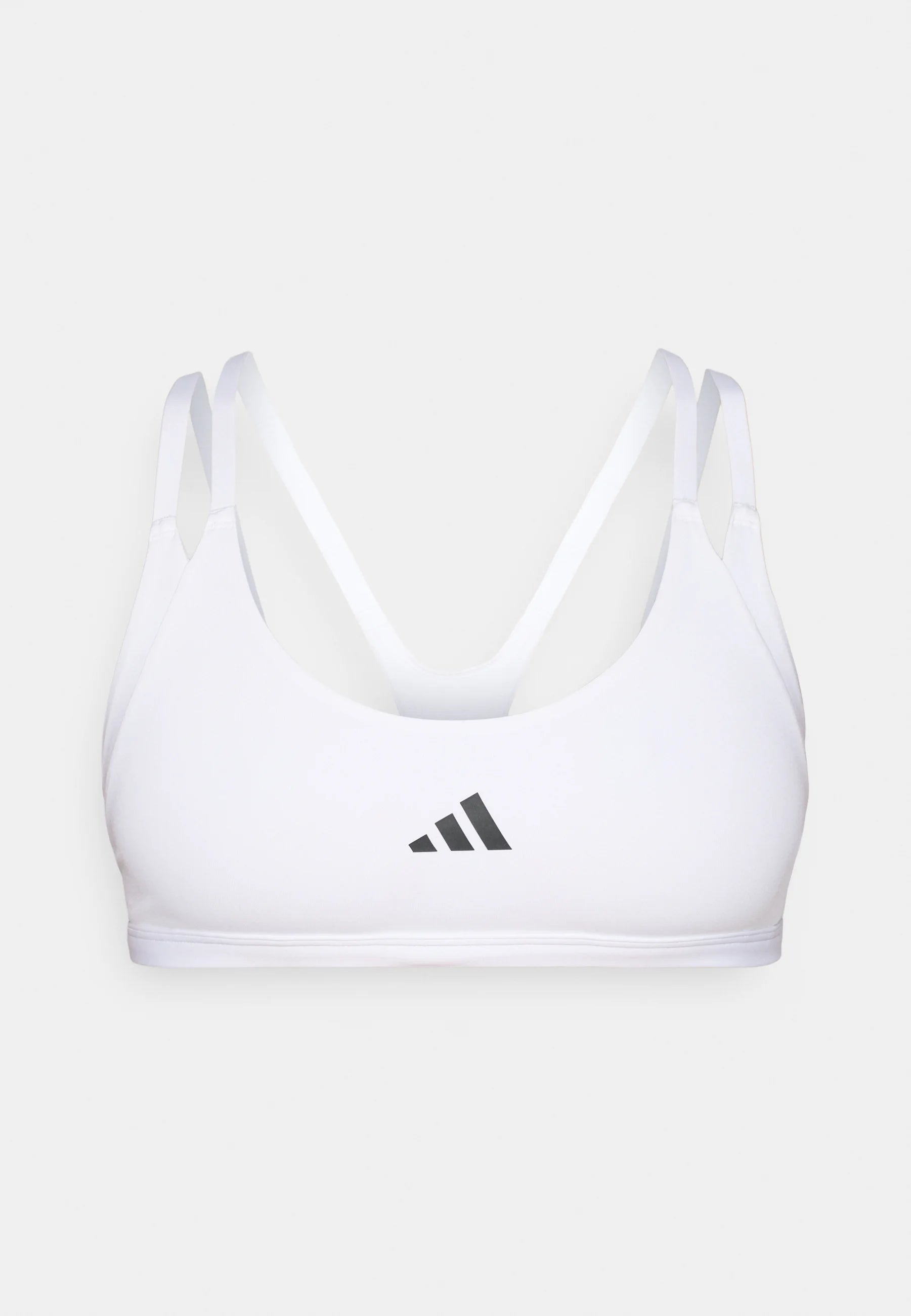 Soutien-gorge de maintien léger à bretelles Adidas Performance Optime Workout - Blanc