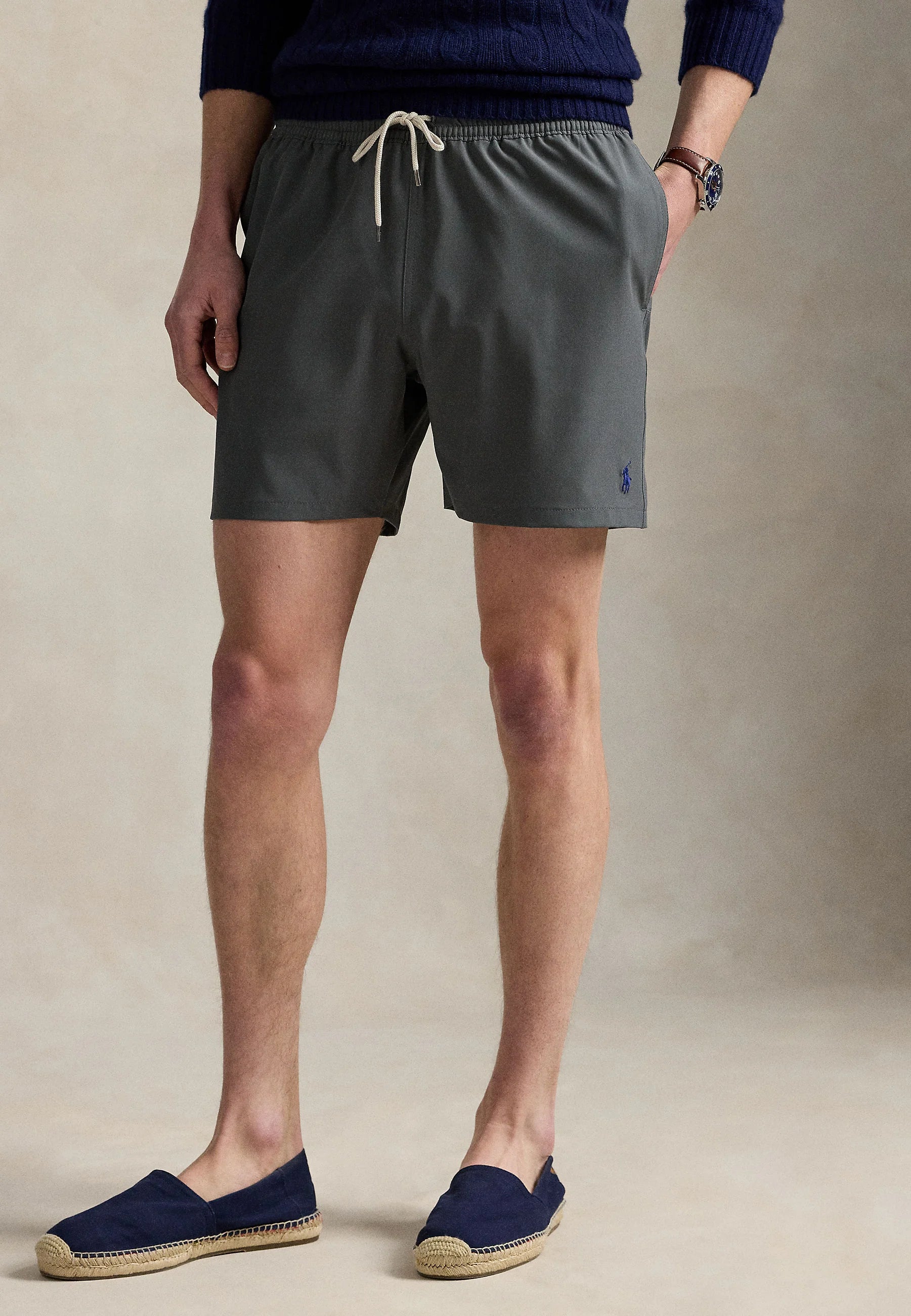 Polo Ralph Lauren Grey Cast Traveler Swim Shorts – Grey