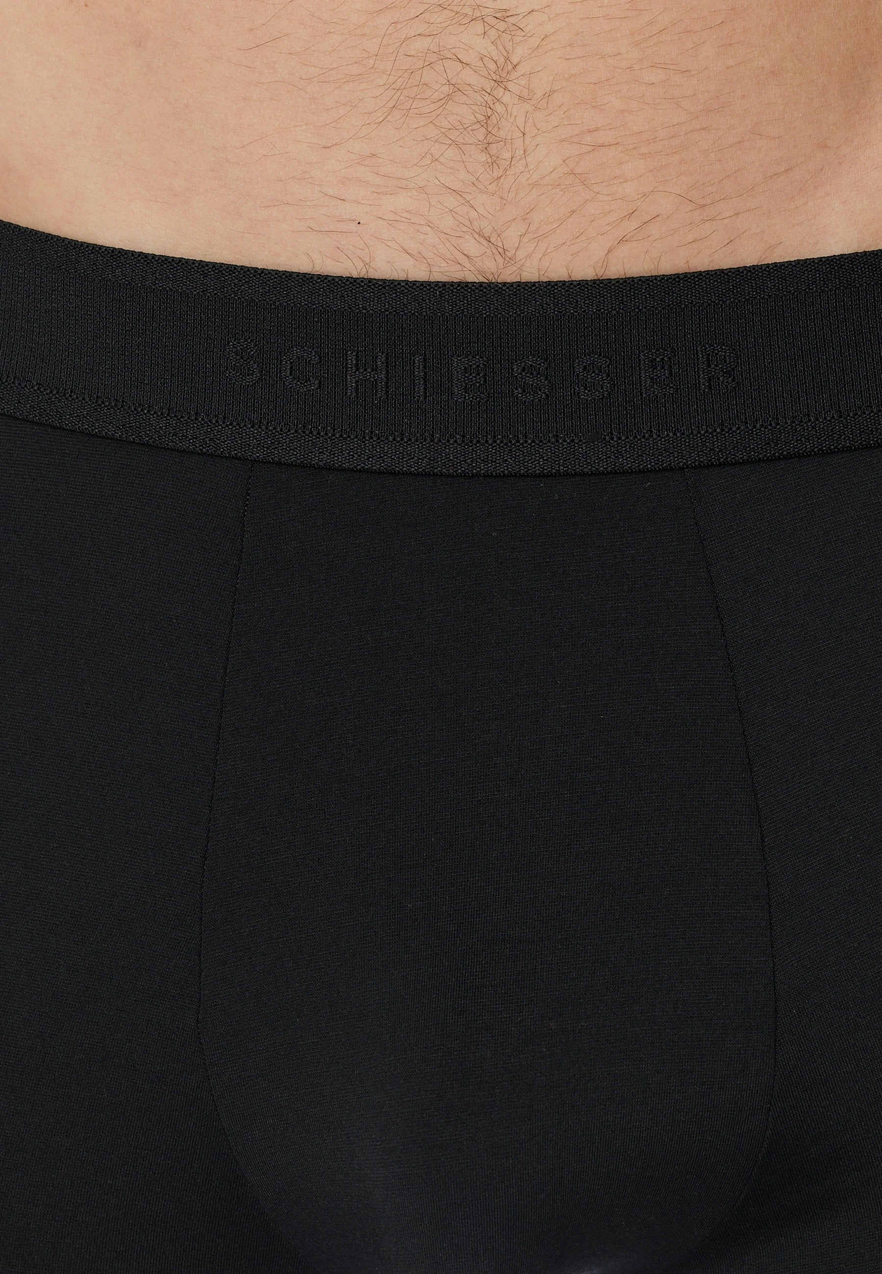 Schiesser Modal Stretch Trunks – Black