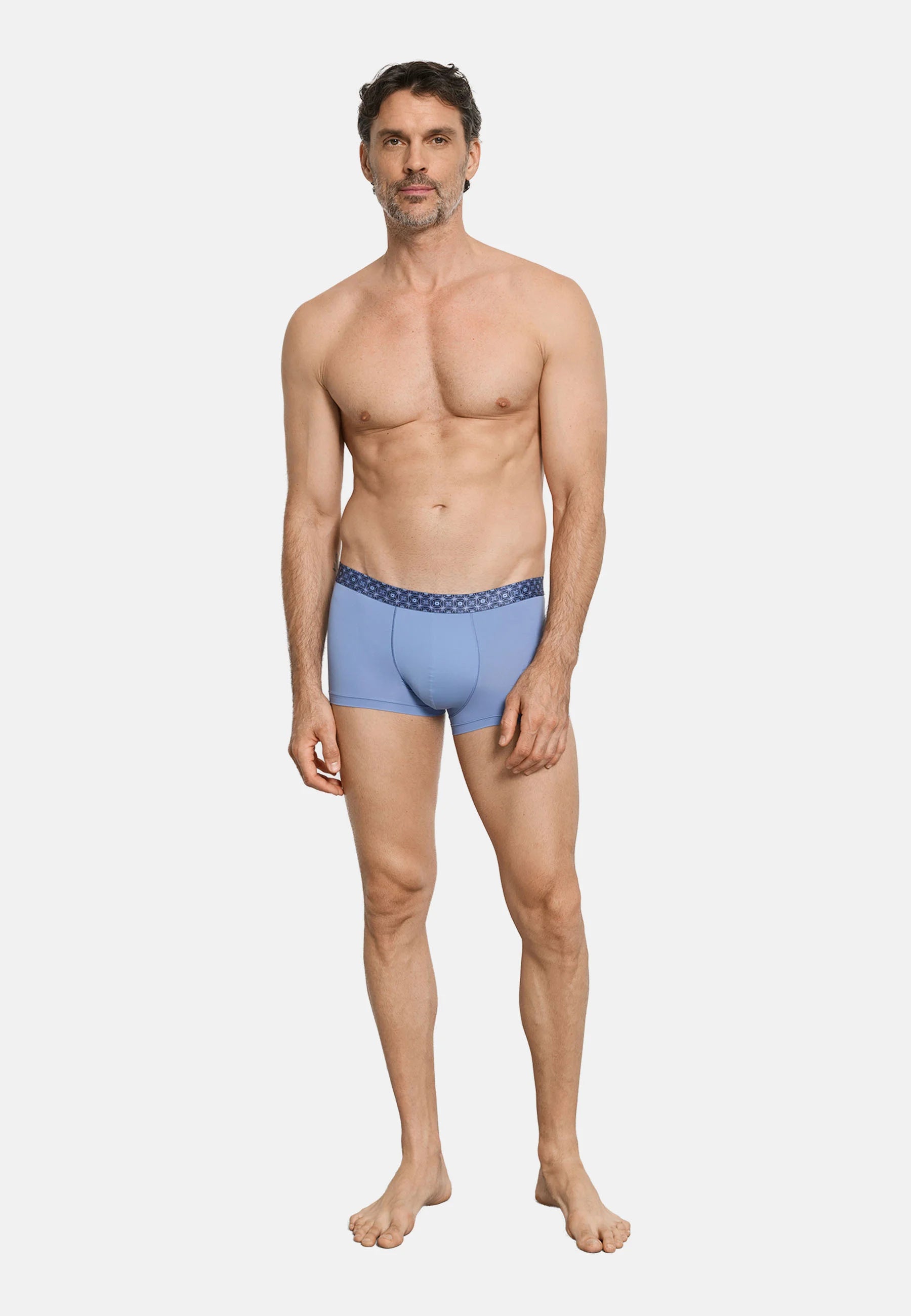 Boxer HANRO TOUCH – Bleu Minéral