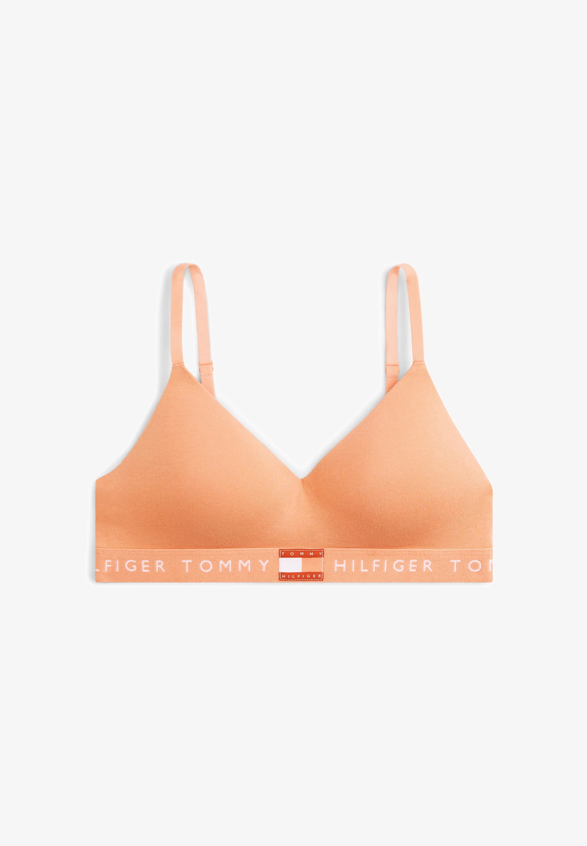 Miękki biustonosz Tommy Hilfiger Lift Bralette – Peach Dusk