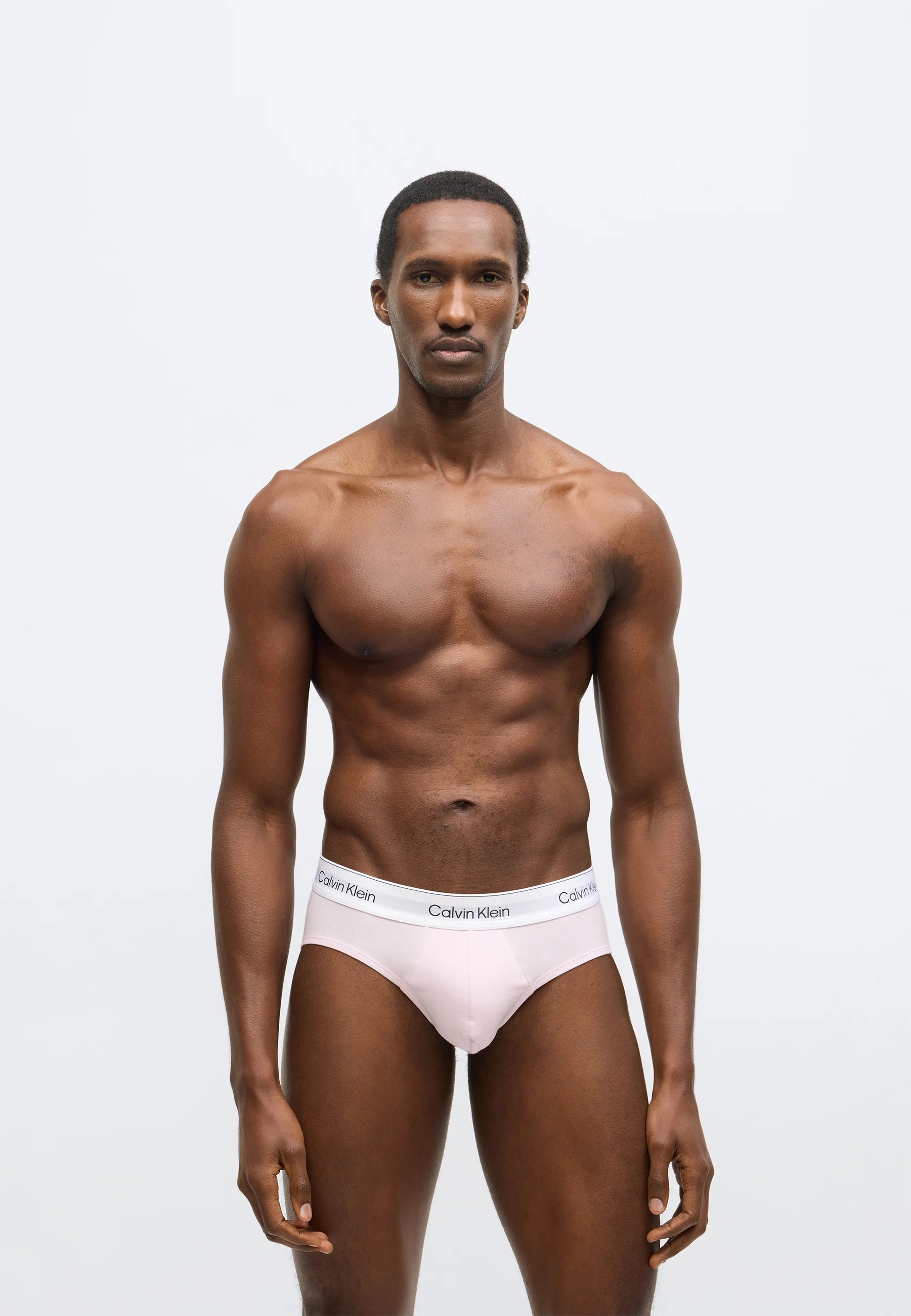Calvin Klein Icon Cotton Stretch Hip Briefs – 3 Pack – Black, Soft Blush, Burgundy Print