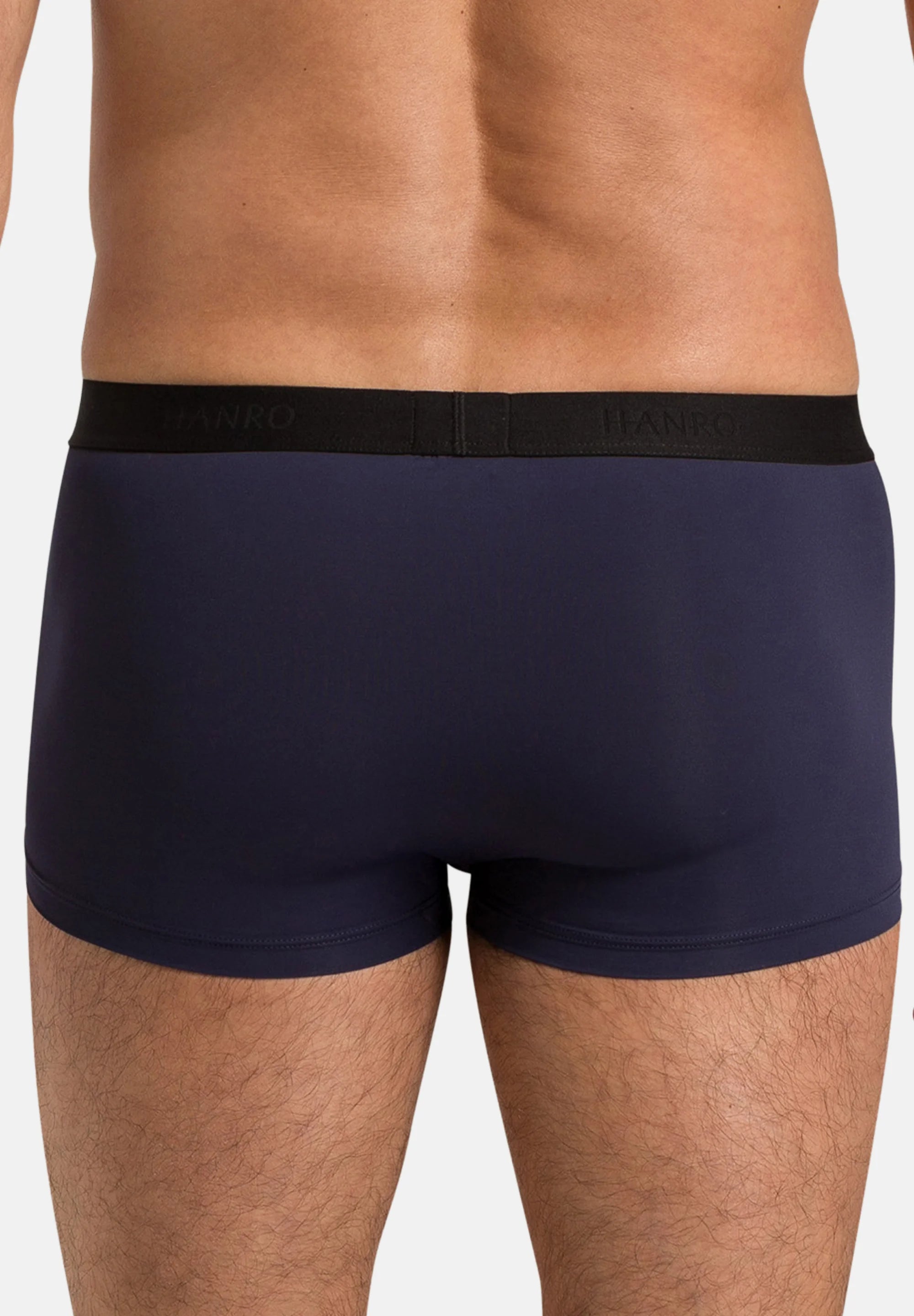 HANRO Pack of 2 Trunks – Black, Dark Blue