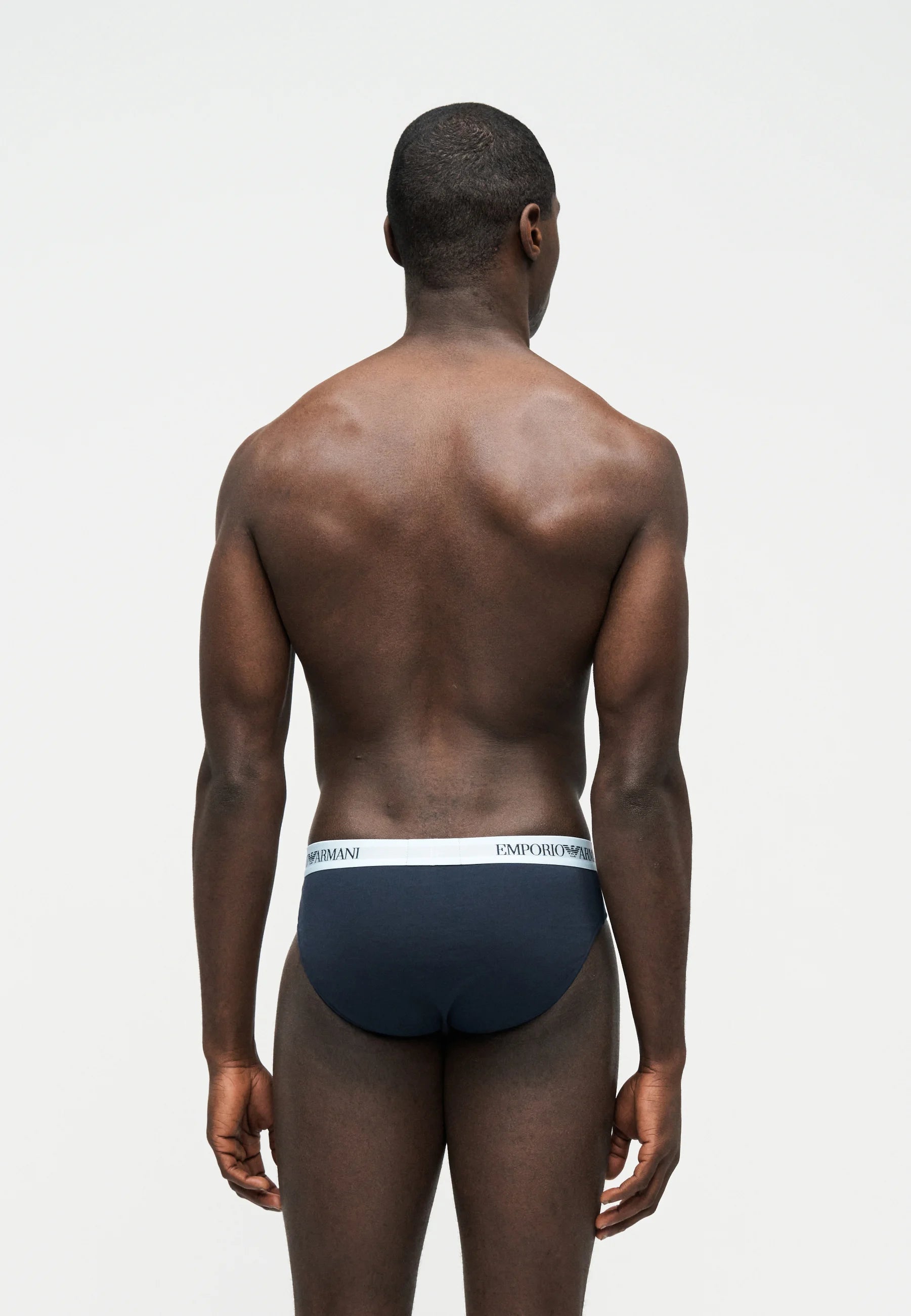 Emporio Armani 3 Pack Briefs – Blue