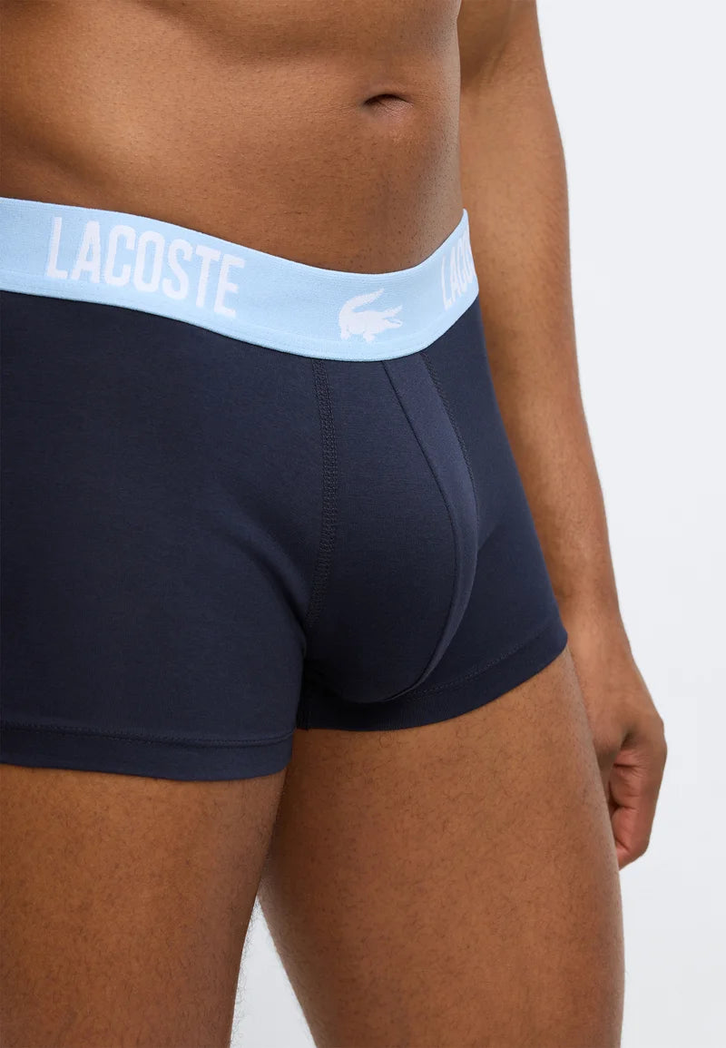 Lacoste Trunk 5 Pack Trunks – Navy Blue