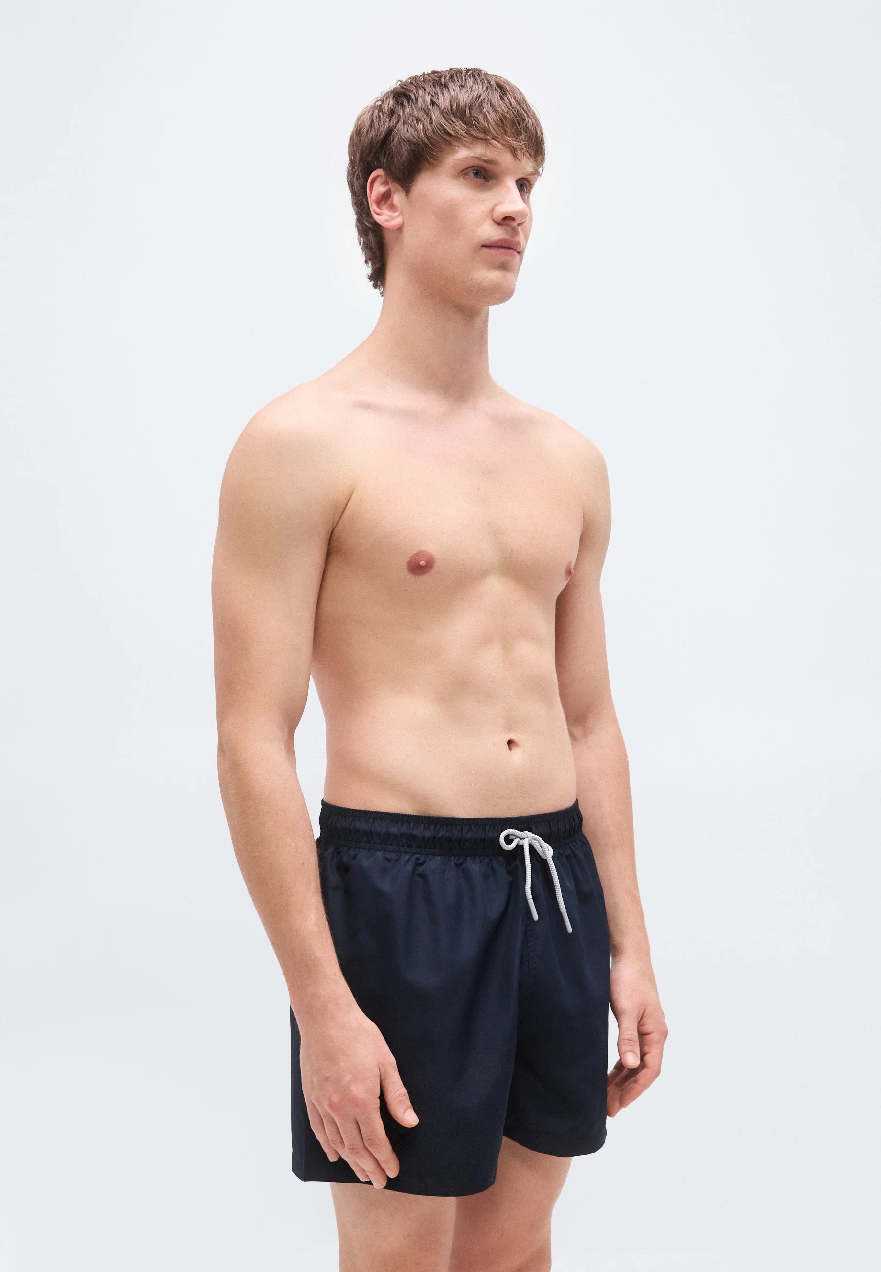 Short de bain Emporio Armani EA7 Water Logo – Bleu, Argenté
